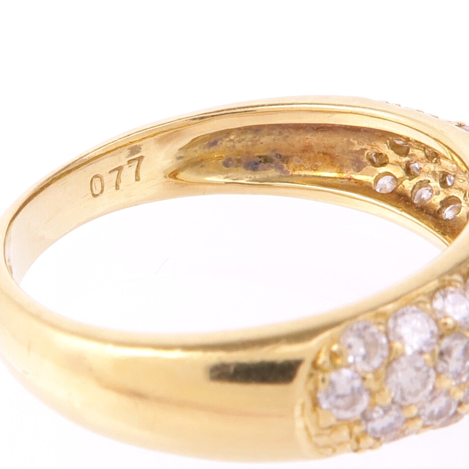JEWELRY 【激減優惠】18K黃金Diamond Ring鑽石戒指US#5