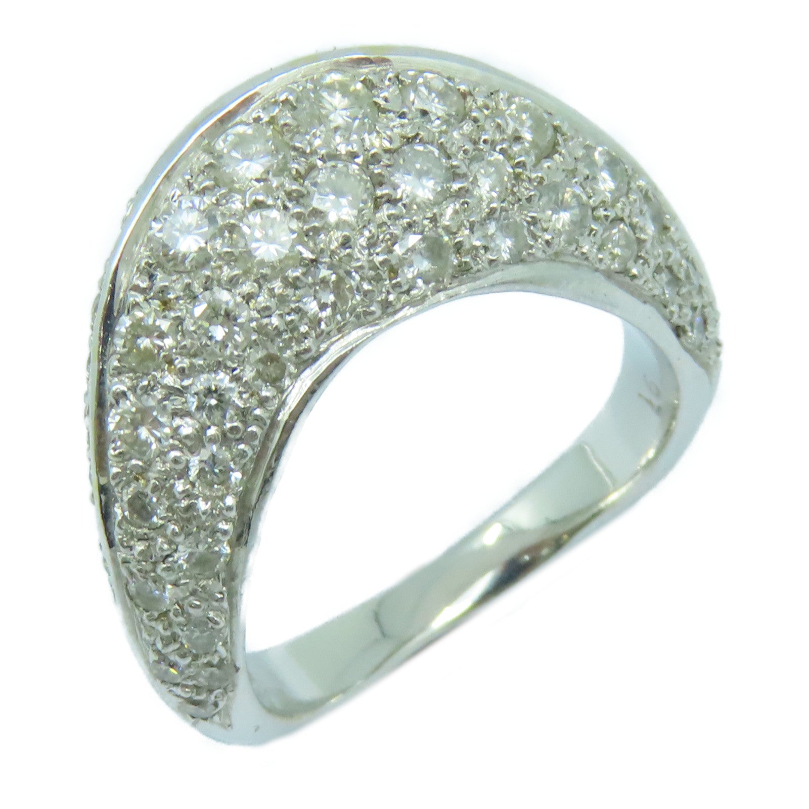 JEWELRY 【激減優惠】18K白金Diamond Ring 6.8g鑽石戒指US#5