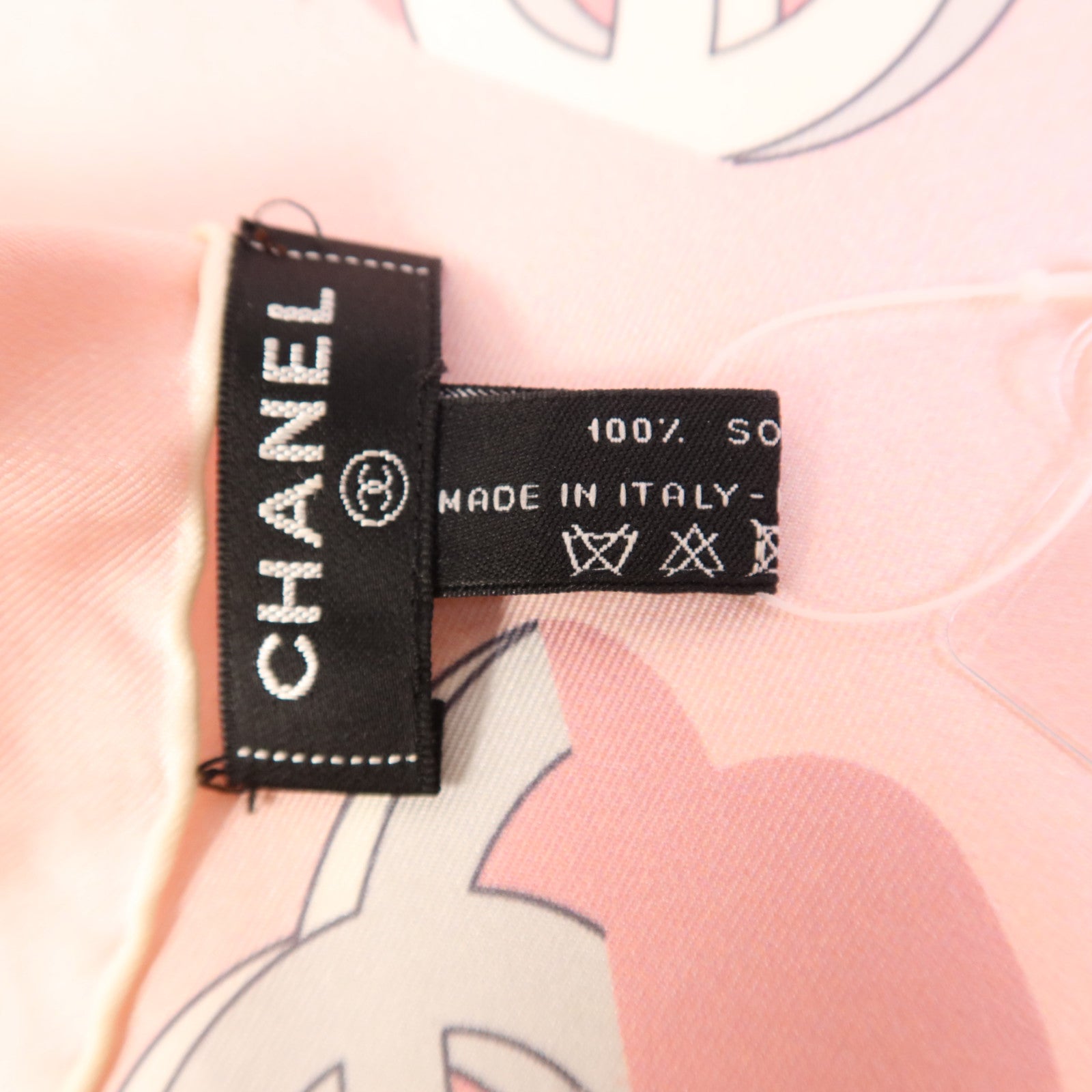 CHANEL 絲質Scarf90X90絲巾