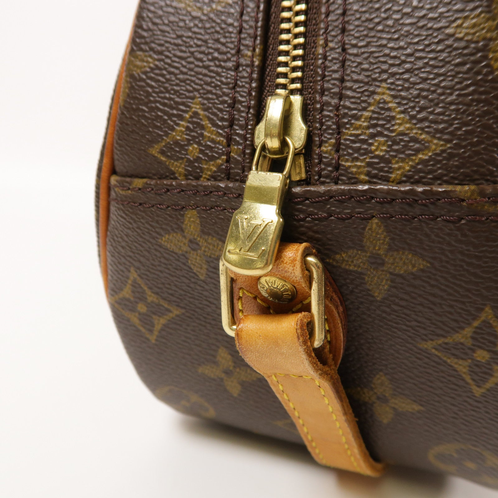 LOUIS VUITTON Monogram Blois金扣肩背袋棕色