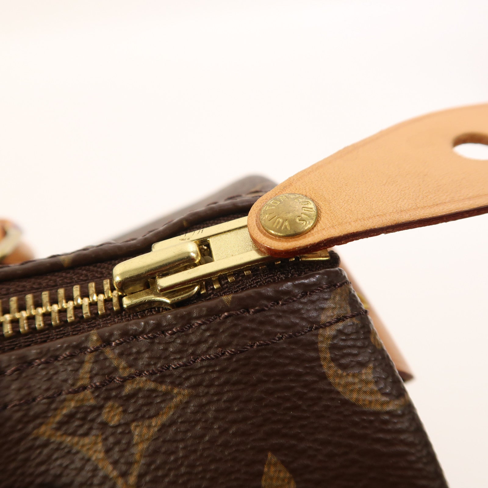 LOUIS VUITTON Monogram Speedy 25金扣手挽袋