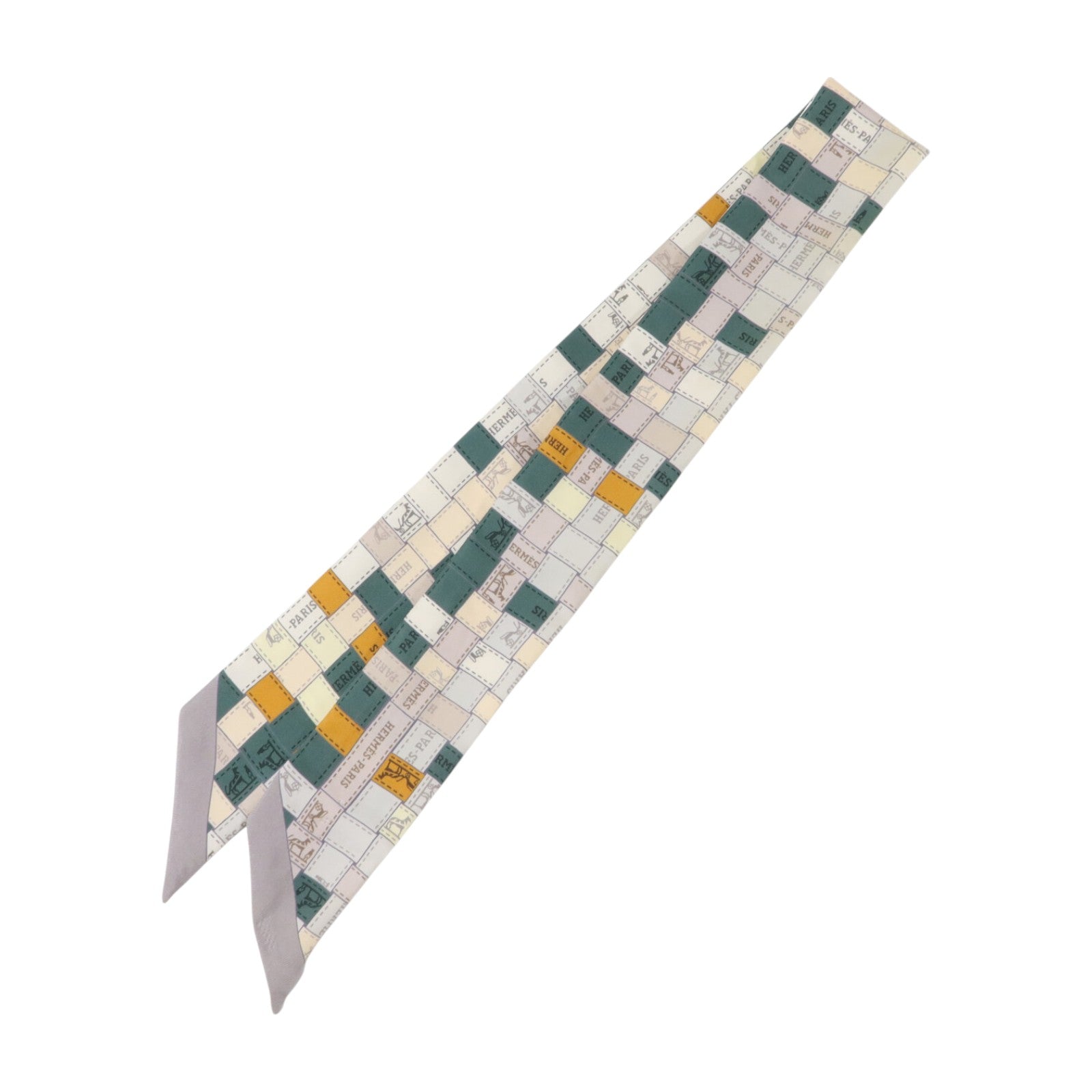HERMES 絲質Twilly絲巾