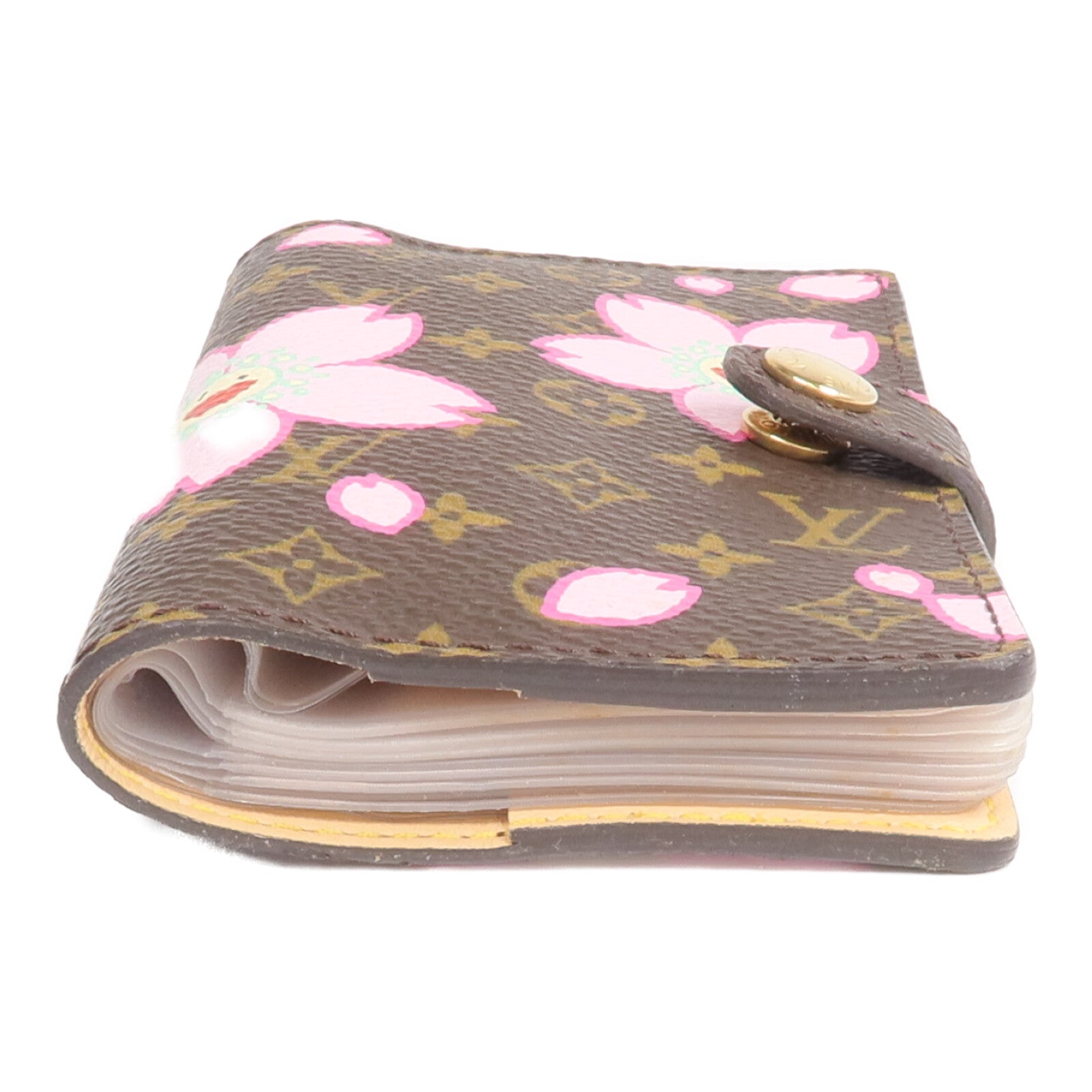 LOUIS VUITTON Monogram Takashi Murakami Cherry Blossom Mini Agenda金扣卡片套