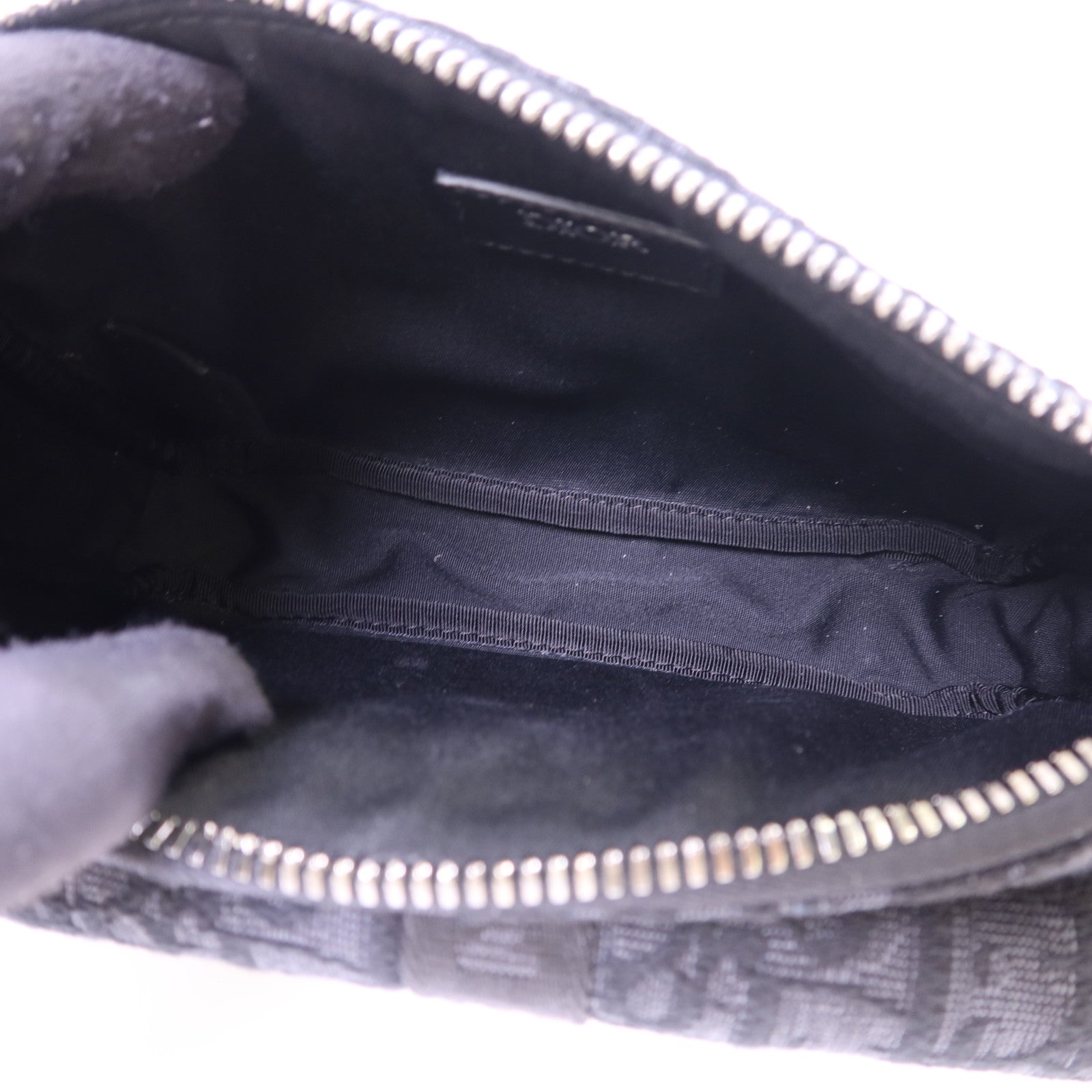 Dior 帆布Mini Dior Oblique Shoulder Bag銀扣肩背袋