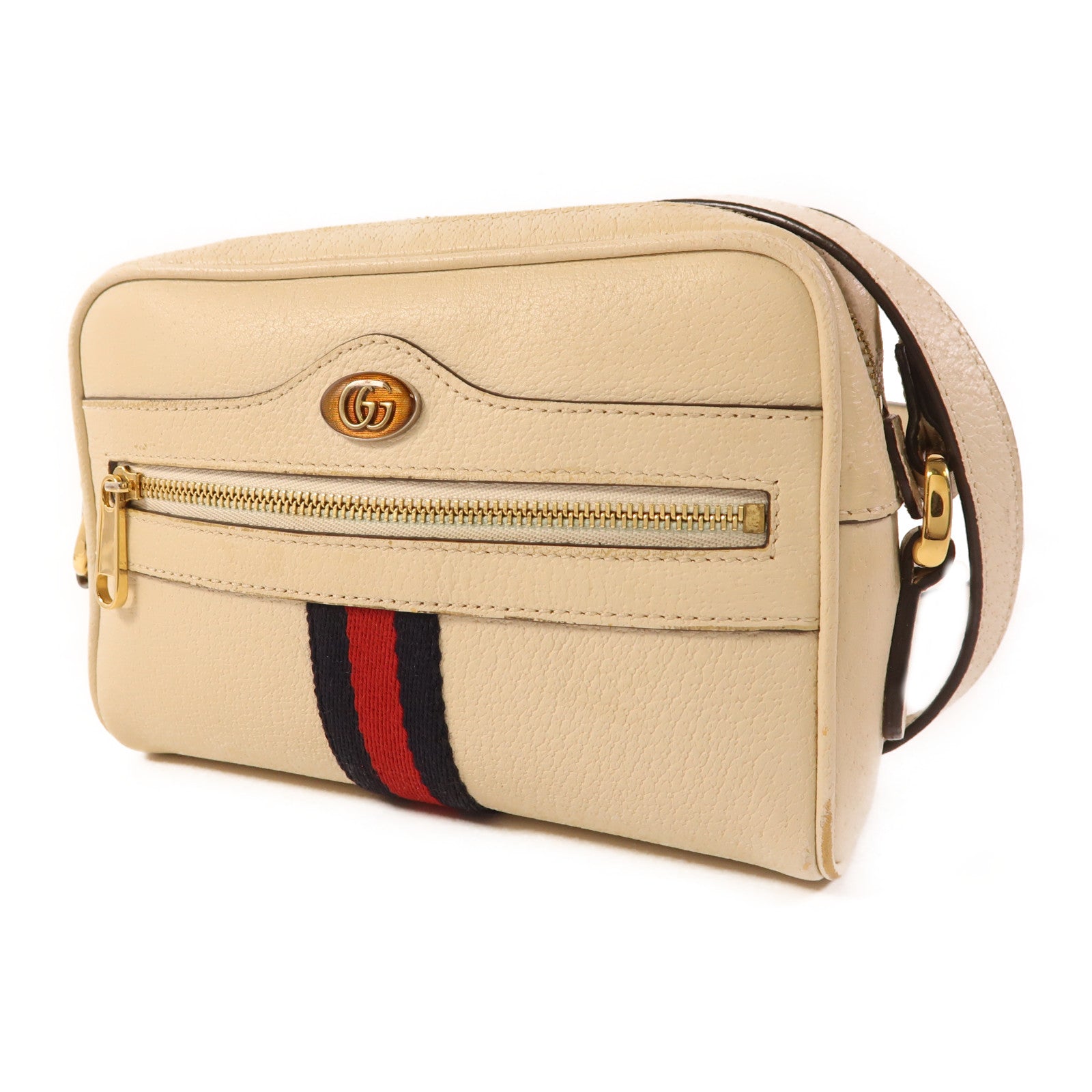 GUCCI 牛皮皮革Ophidia Mini金扣肩背袋