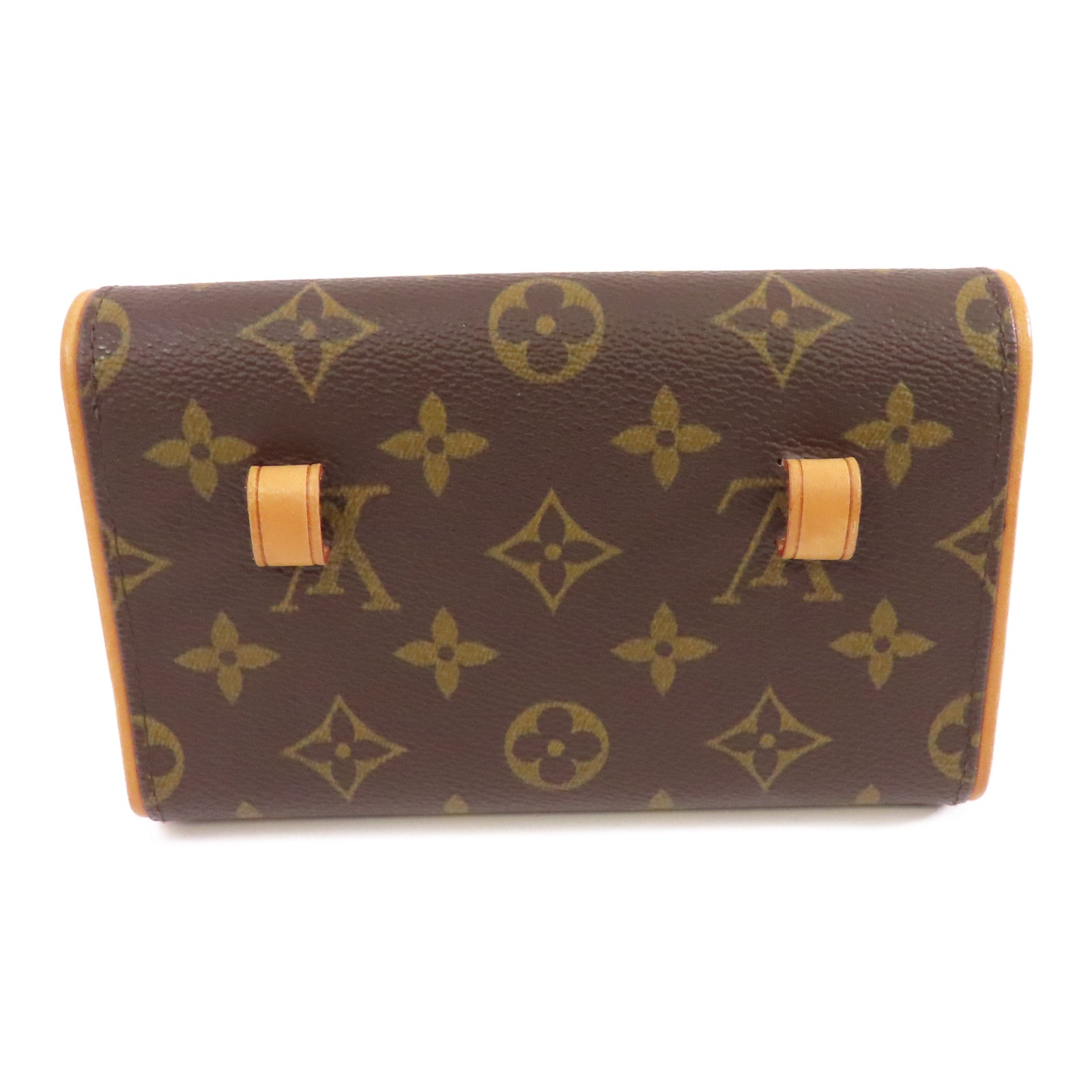 LOUIS VUITTON 【激減優惠】Monogram Pochette Florentine金扣腰包啡色