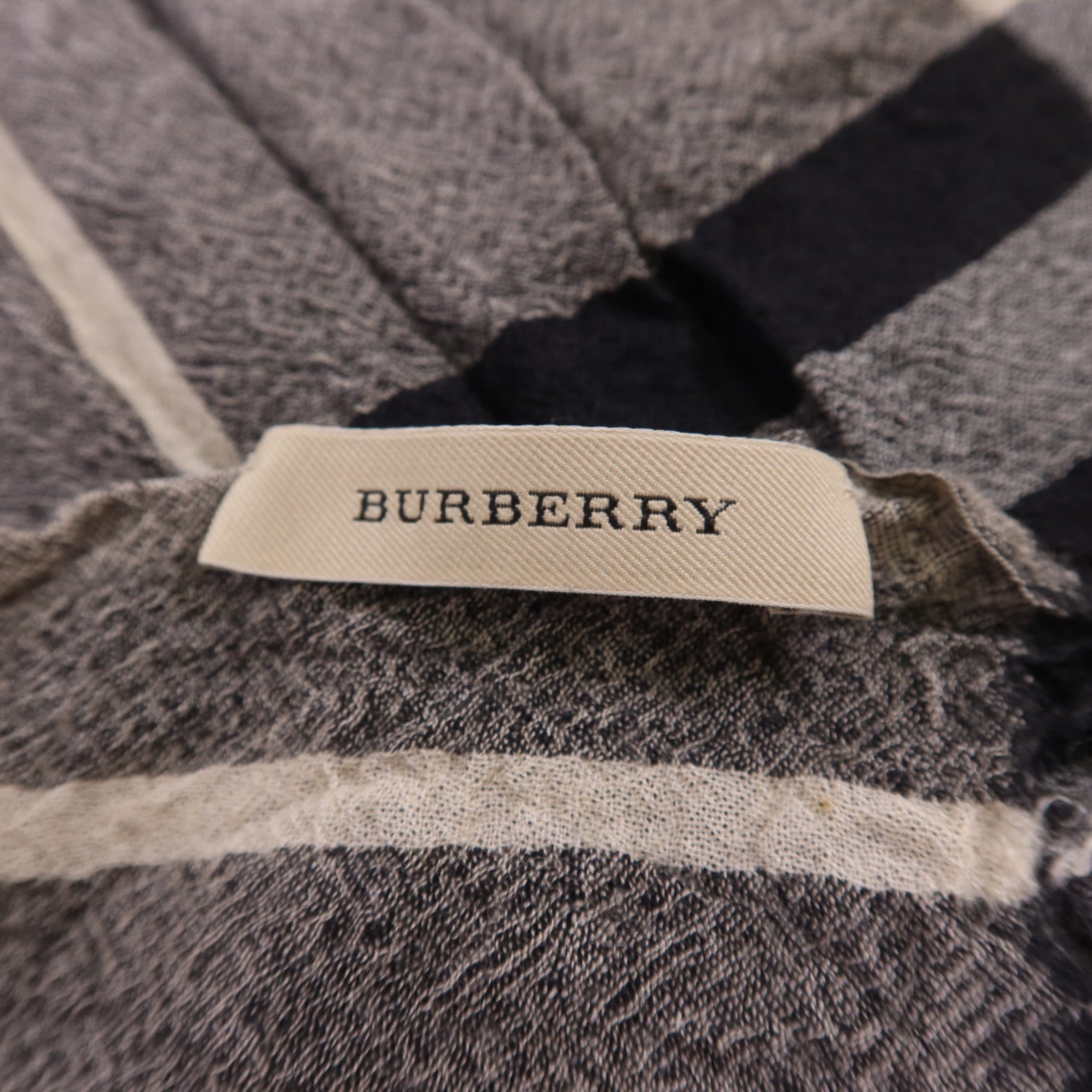 BURBERRY 羊毛/絲質Scarf絲巾