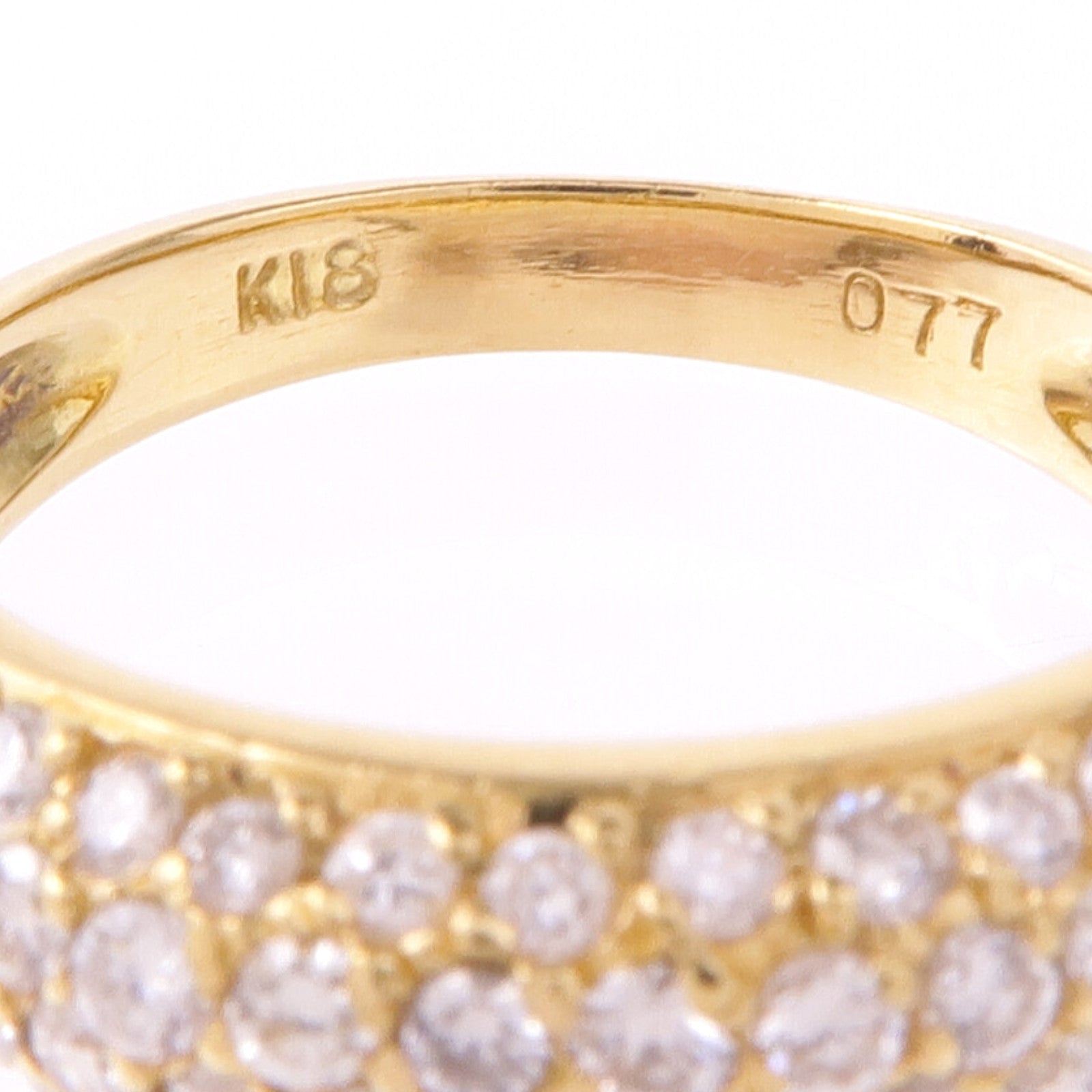 JEWELRY 【激減優惠】18K黃金Diamond Ring鑽石戒指US#5