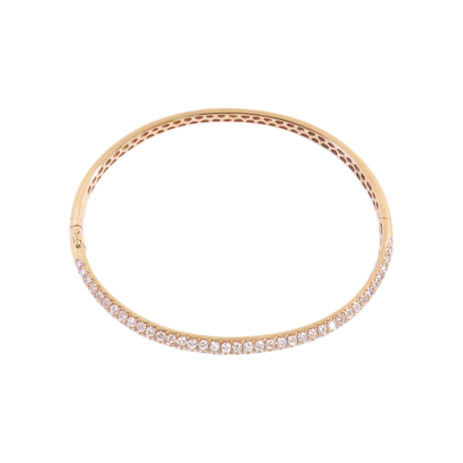 JEWELRY 【激減優惠】18K玫瑰金/鑽石Diamond Bangle金扣手鐲