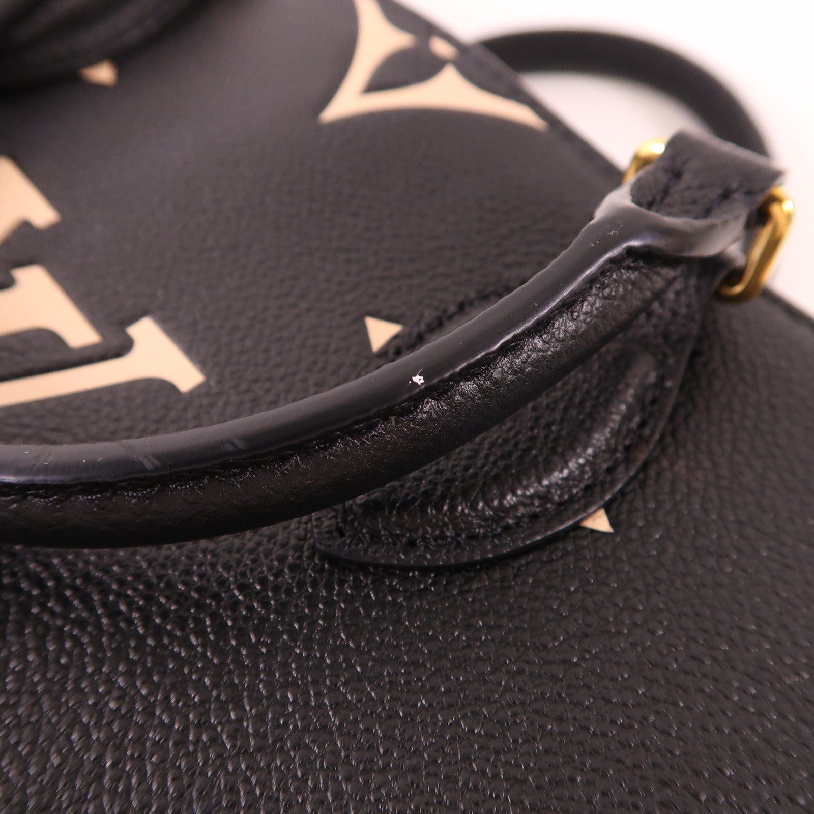 LOUIS VUITTON Monogram Empreinte On The Go PM金扣手挽肩背兩用袋