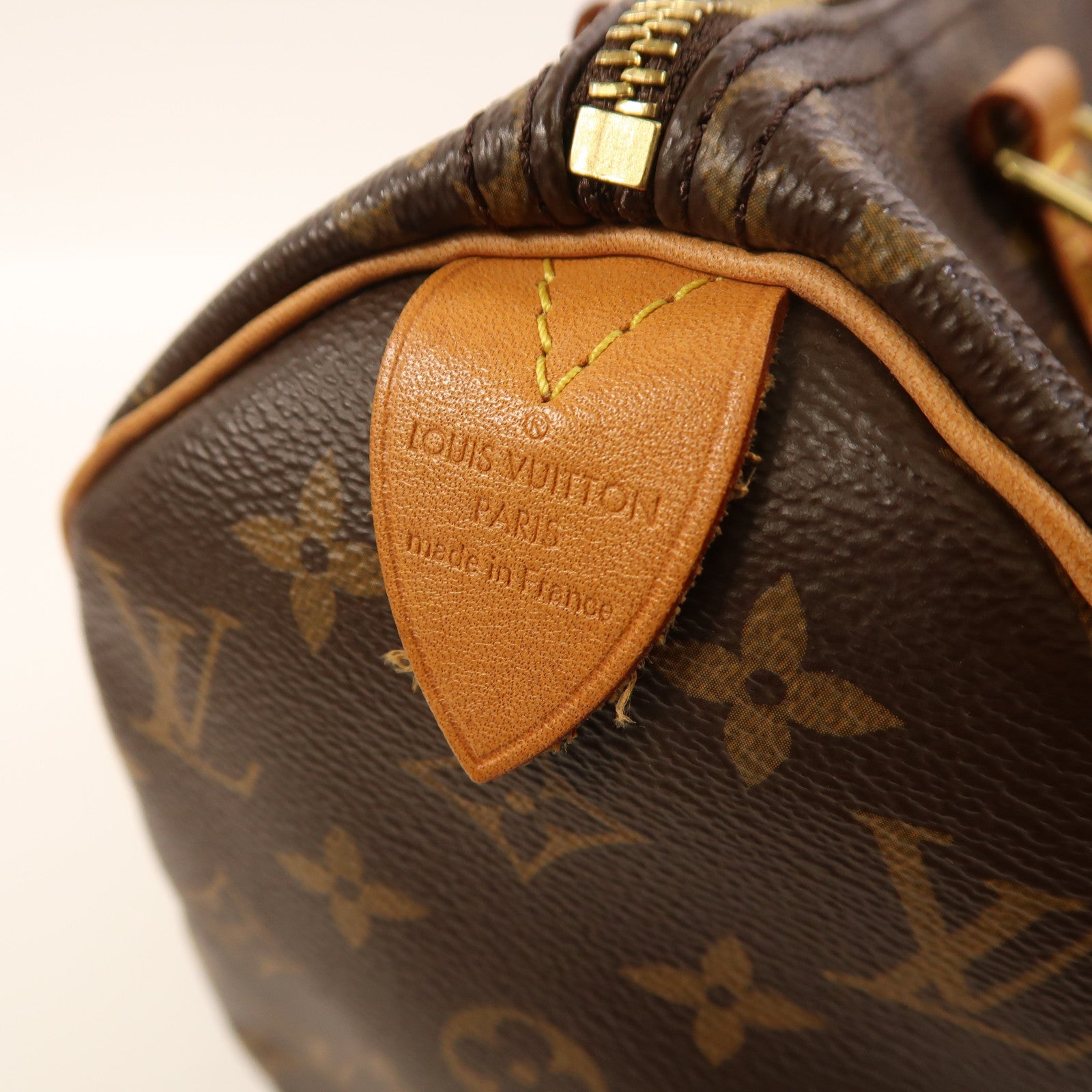 LOUIS VUITTON Monogram Speedy 25金扣手挽袋