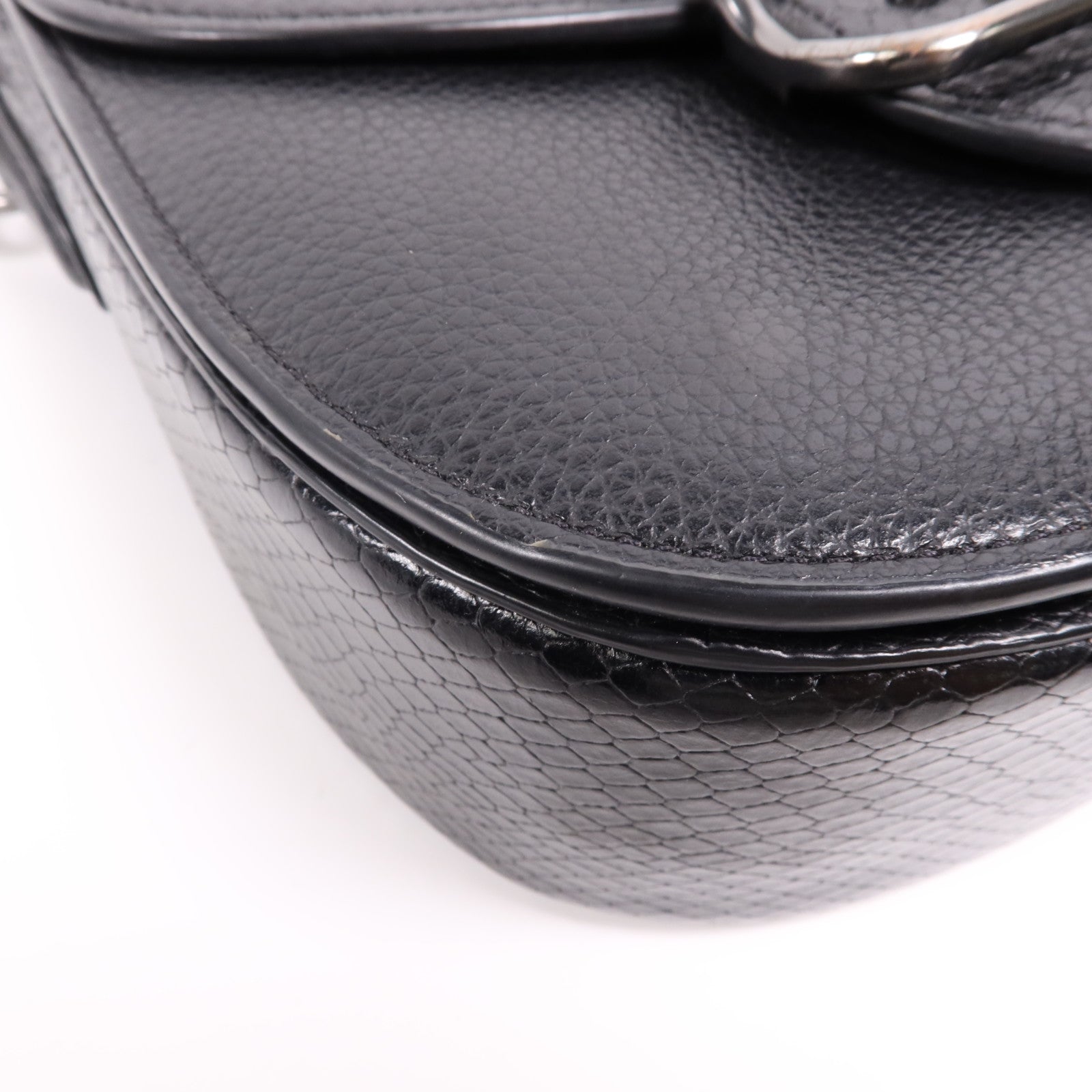 COACH 牛皮皮革Shoulder Bag銀扣肩背袋