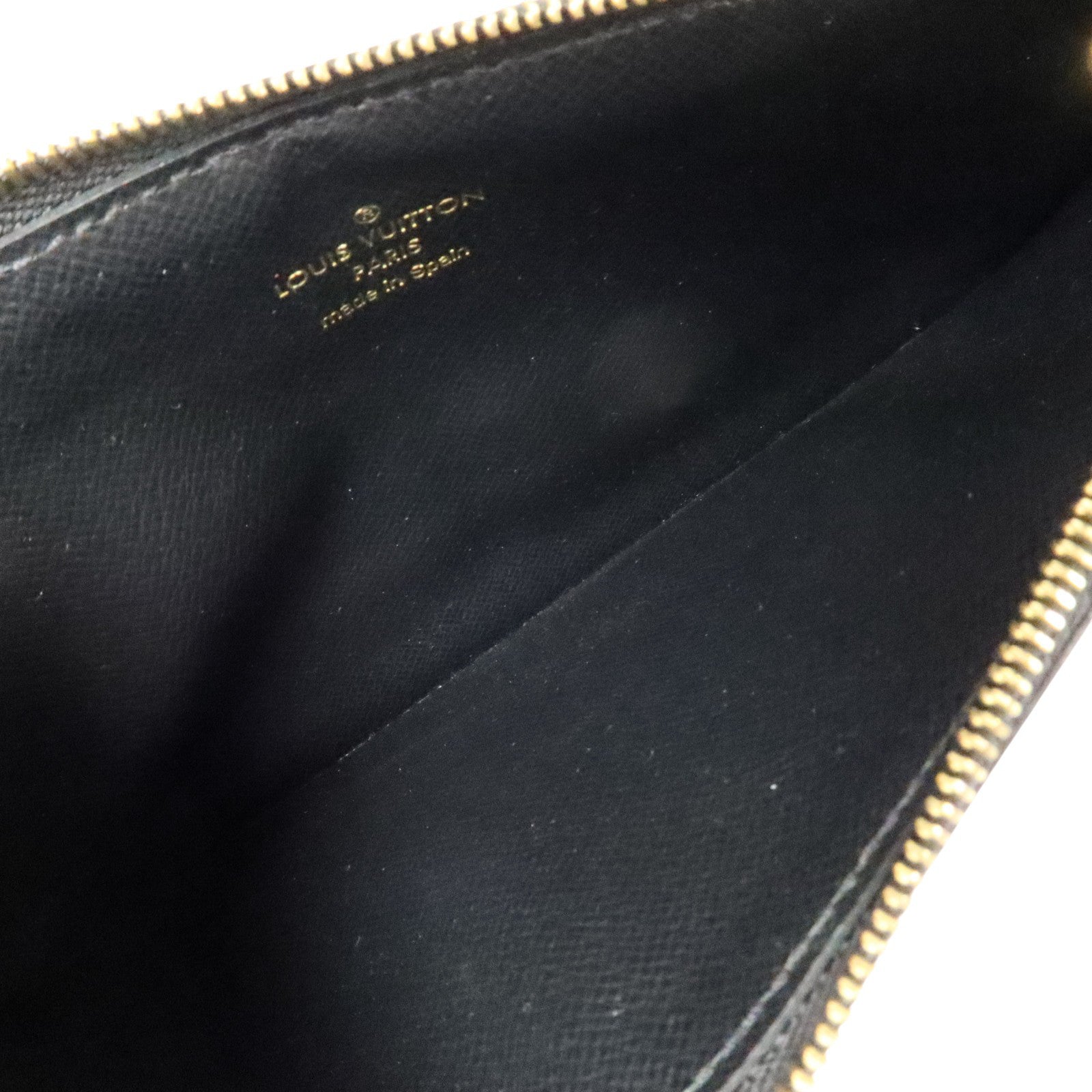 LOUIS VUITTON Monogram/牛皮皮革Slim Purse金扣長錢包
