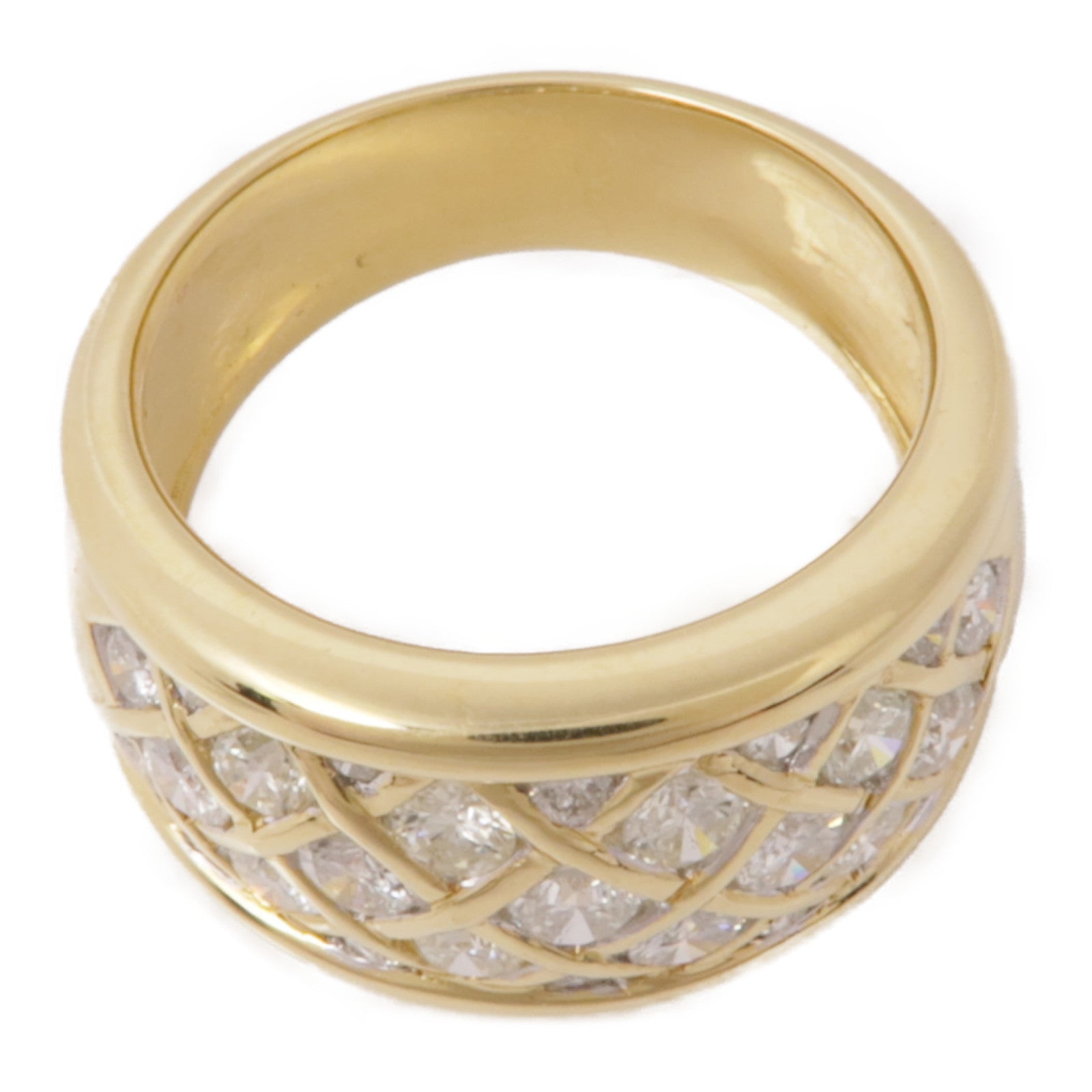 JEWELRY 【激減優惠】18K黃金Diamond Ring鑽石戒指US#6.75