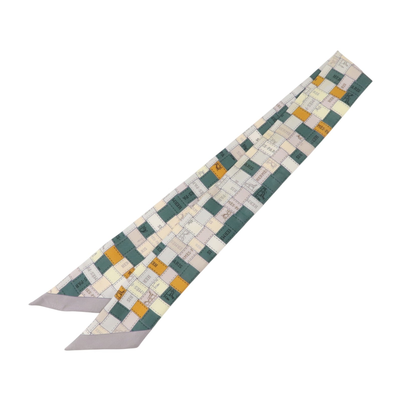 HERMES 絲質Twilly絲巾