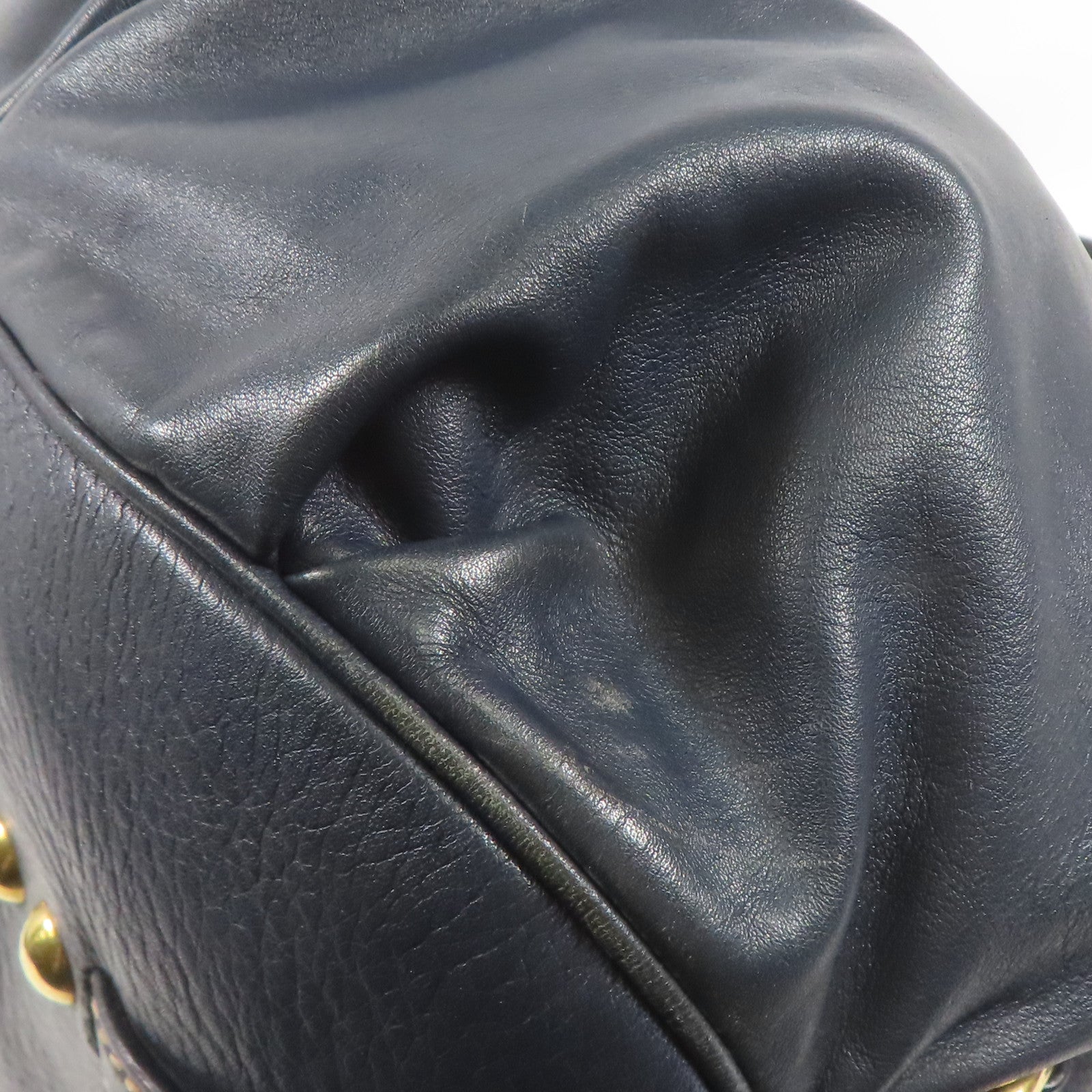 Miu Miu 牛皮皮革Shoulder Bag金扣手挽肩背兩用袋