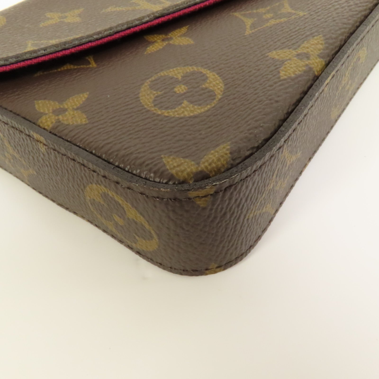 LOUIS VUITTON Monogram Pochette Felicie金扣鏈帶肩背袋