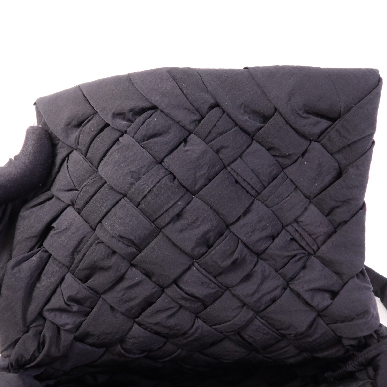 BOTTEGA VENETA 聚酯纖維Small Rumple Messenger銀扣肩背袋