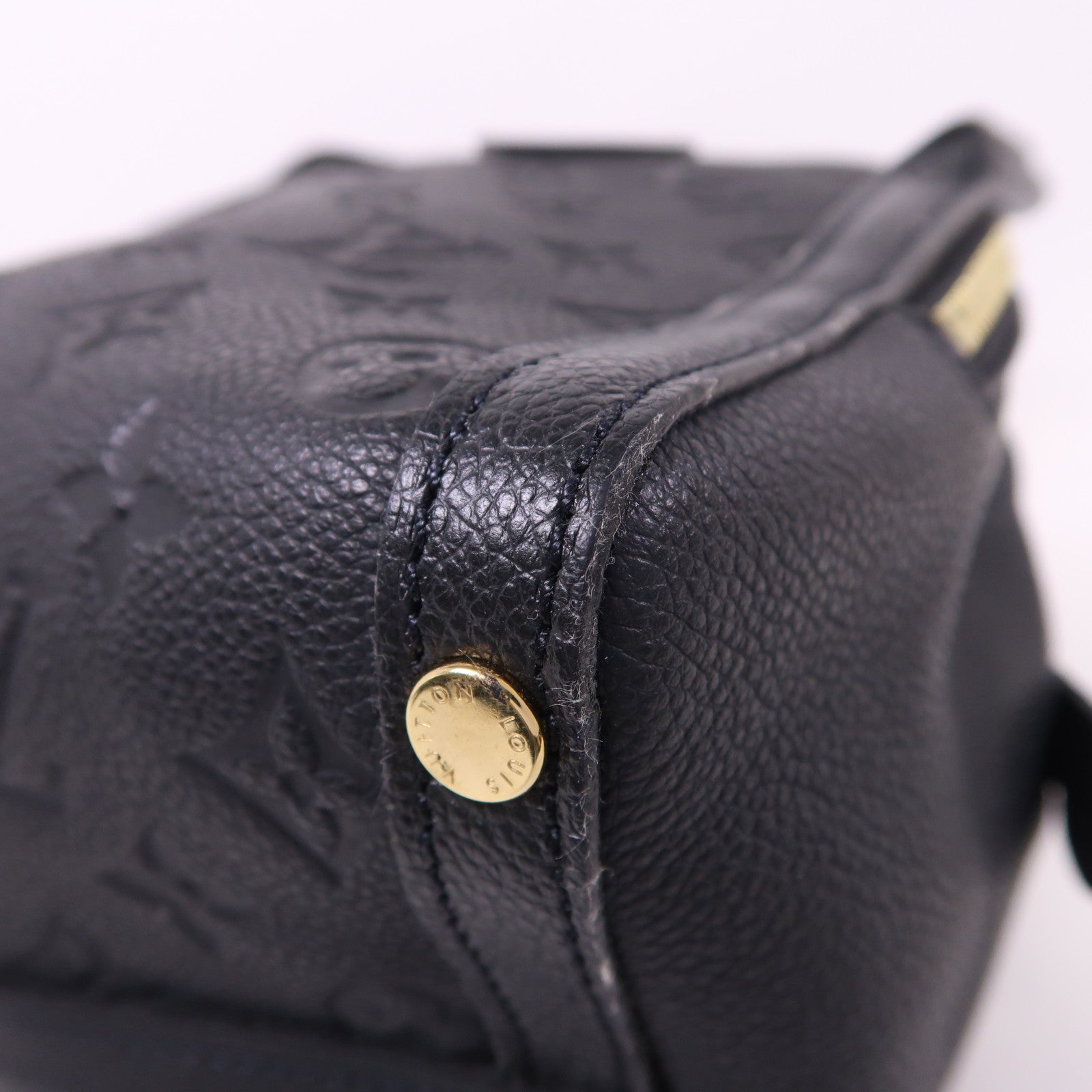LOUIS VUITTON Monogram Empreinte Marais BB金扣手挽袋