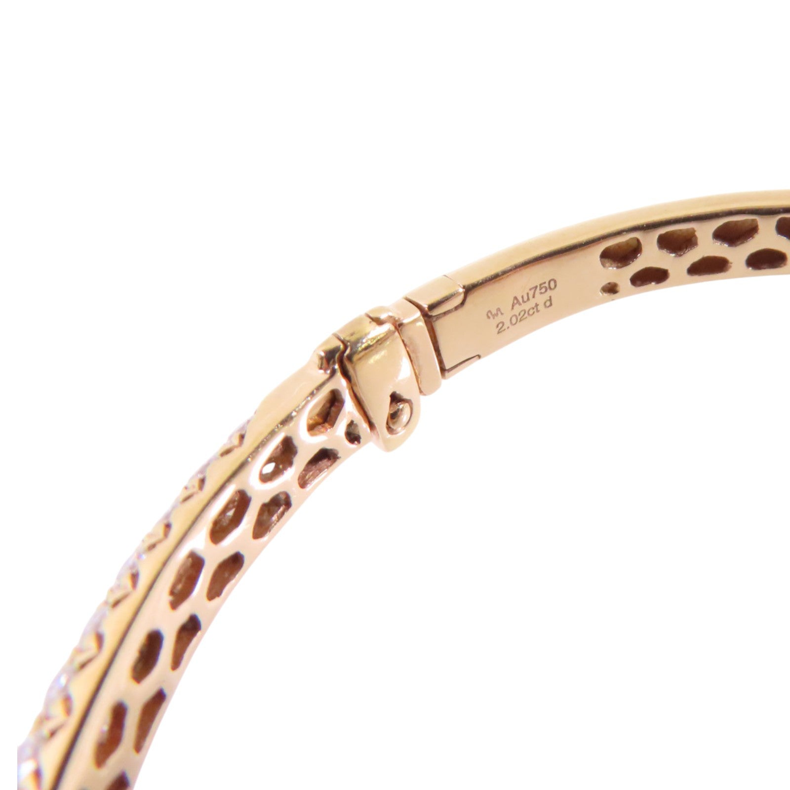JEWELRY 【激減優惠】18K玫瑰金/鑽石Diamond Bangle金扣手鐲