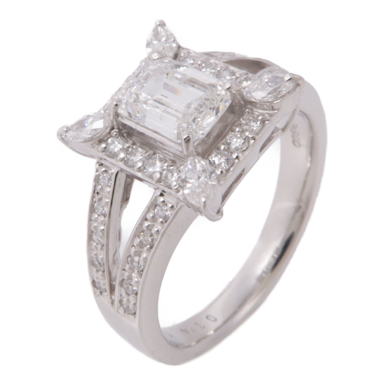 JEWELRY【激減優惠】 PT900鉑金Diamond Ring鑽石戒指US#6