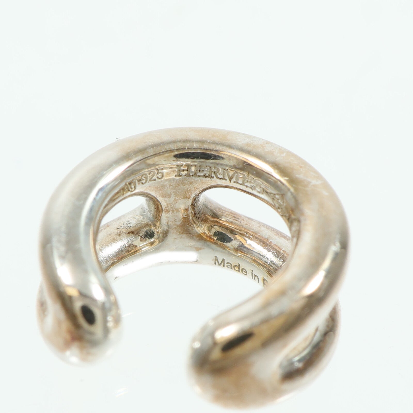 HERMES 925純銀Chaine D'ancre Punk Single Ear Cuff耳夾