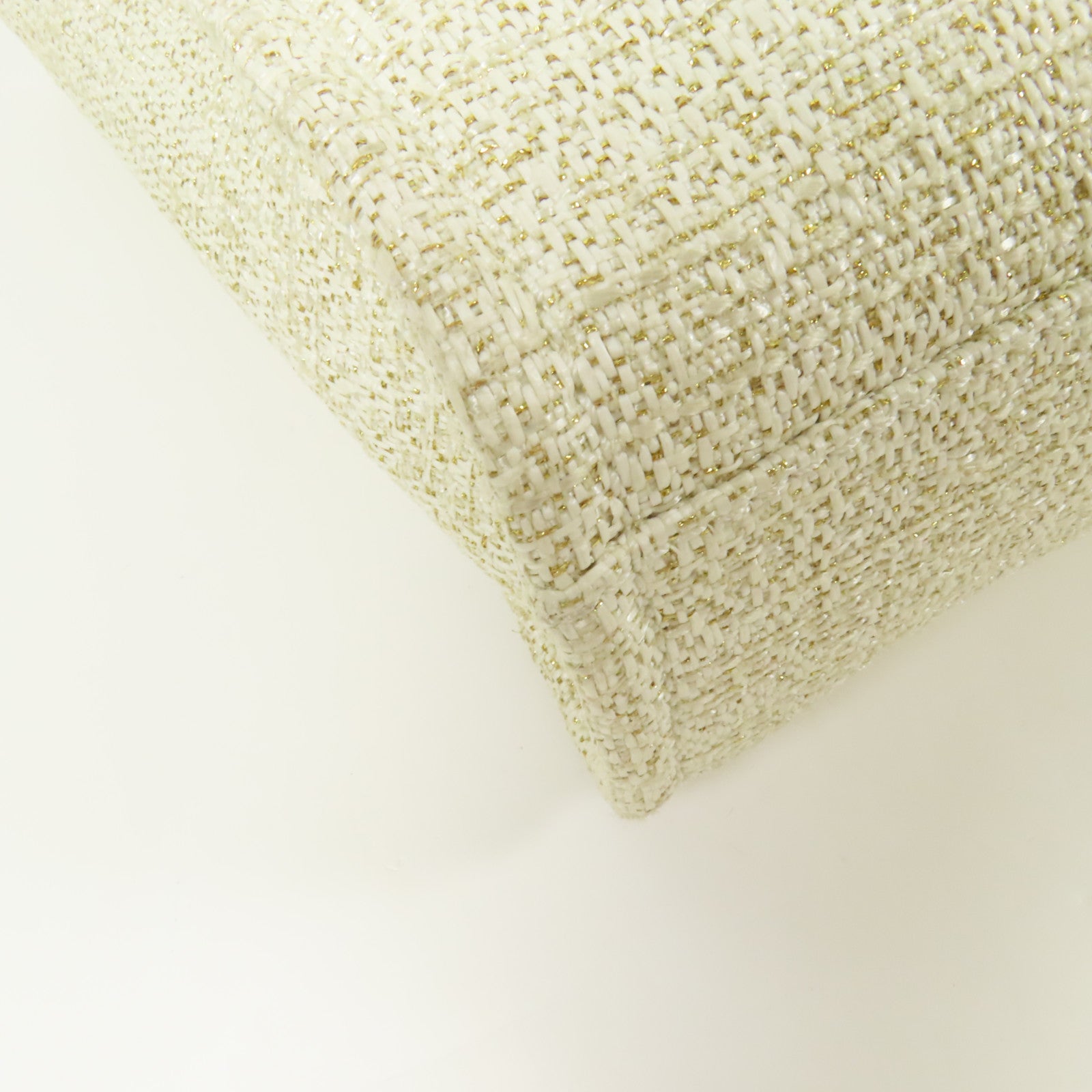 CHANEL Straw Deauville PM金扣肩背袋