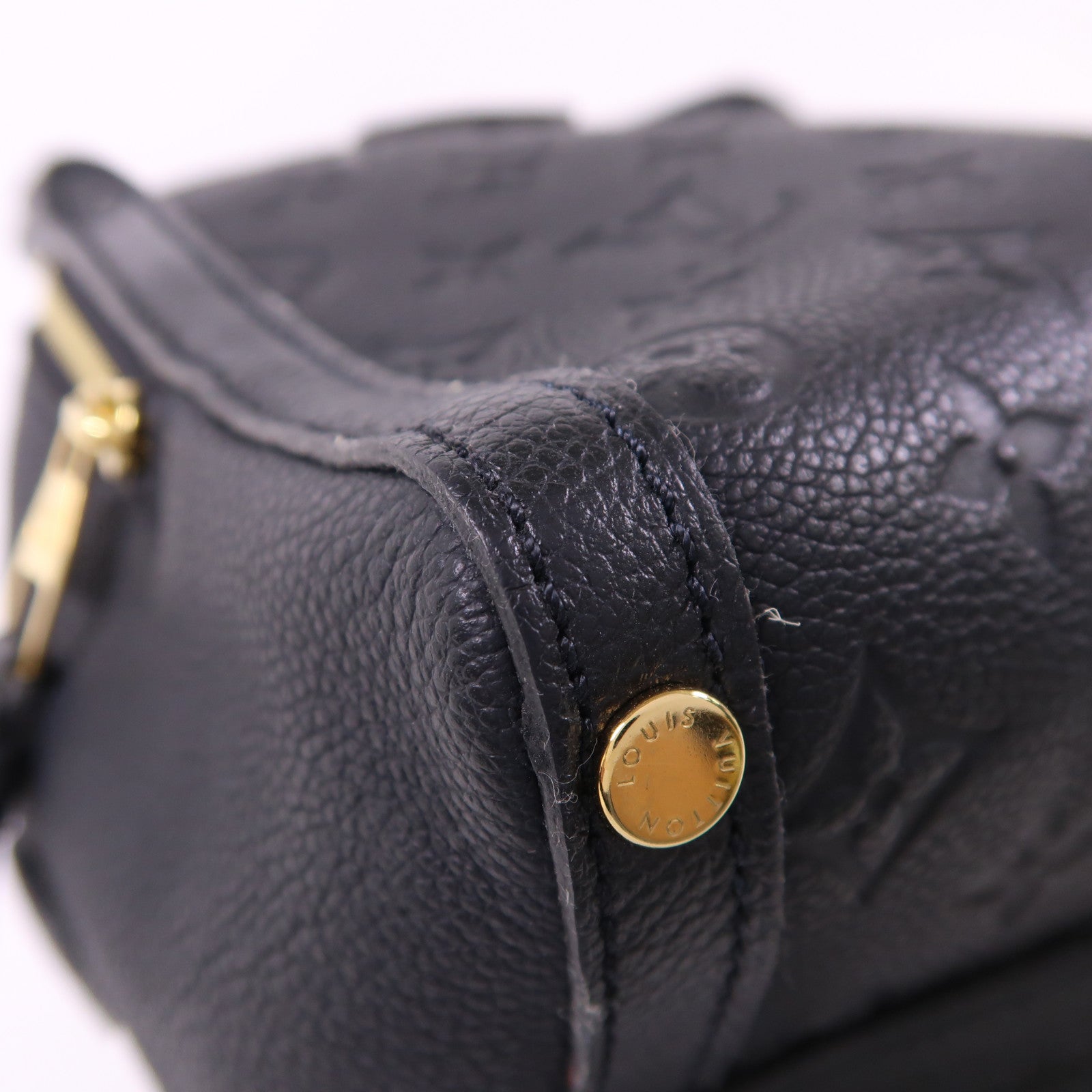 LOUIS VUITTON Monogram Empreinte Marais BB金扣手挽袋