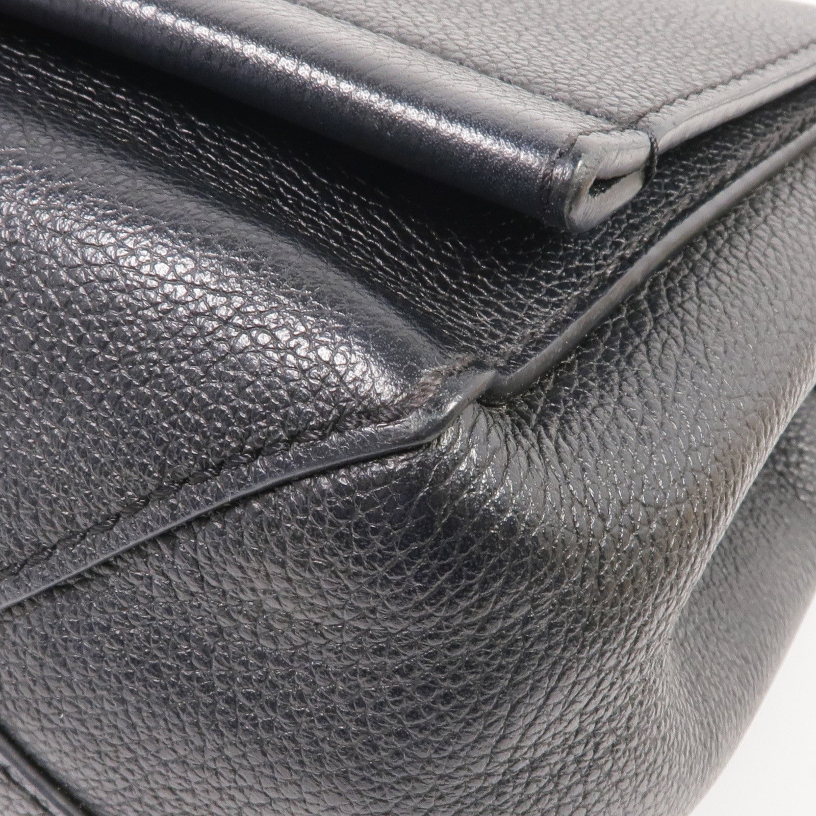 LOUIS VUITTON 牛皮皮革Lockme II BB銀扣手挽肩背兩用袋