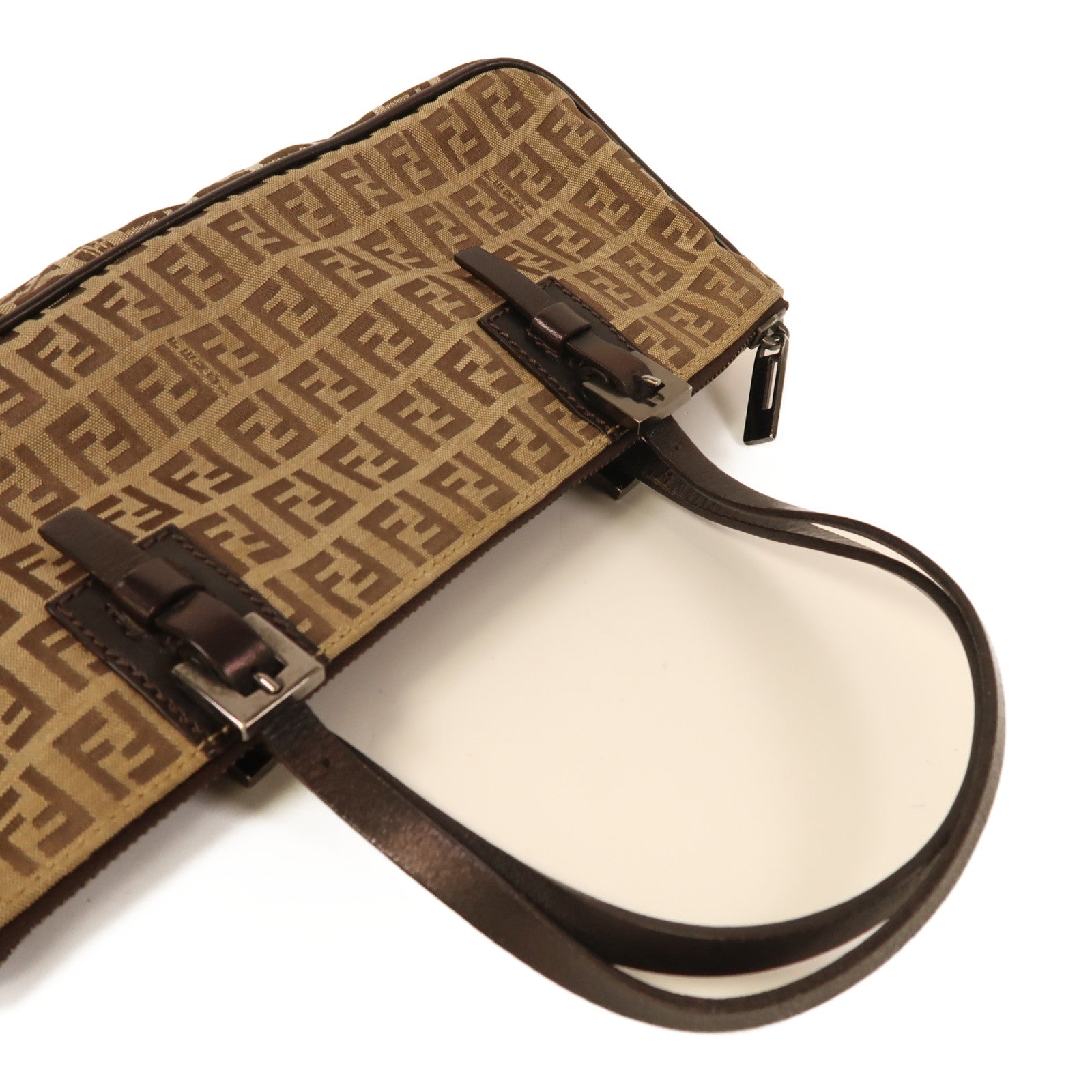 FENDI 帆布Hand Bag手挽袋棕色