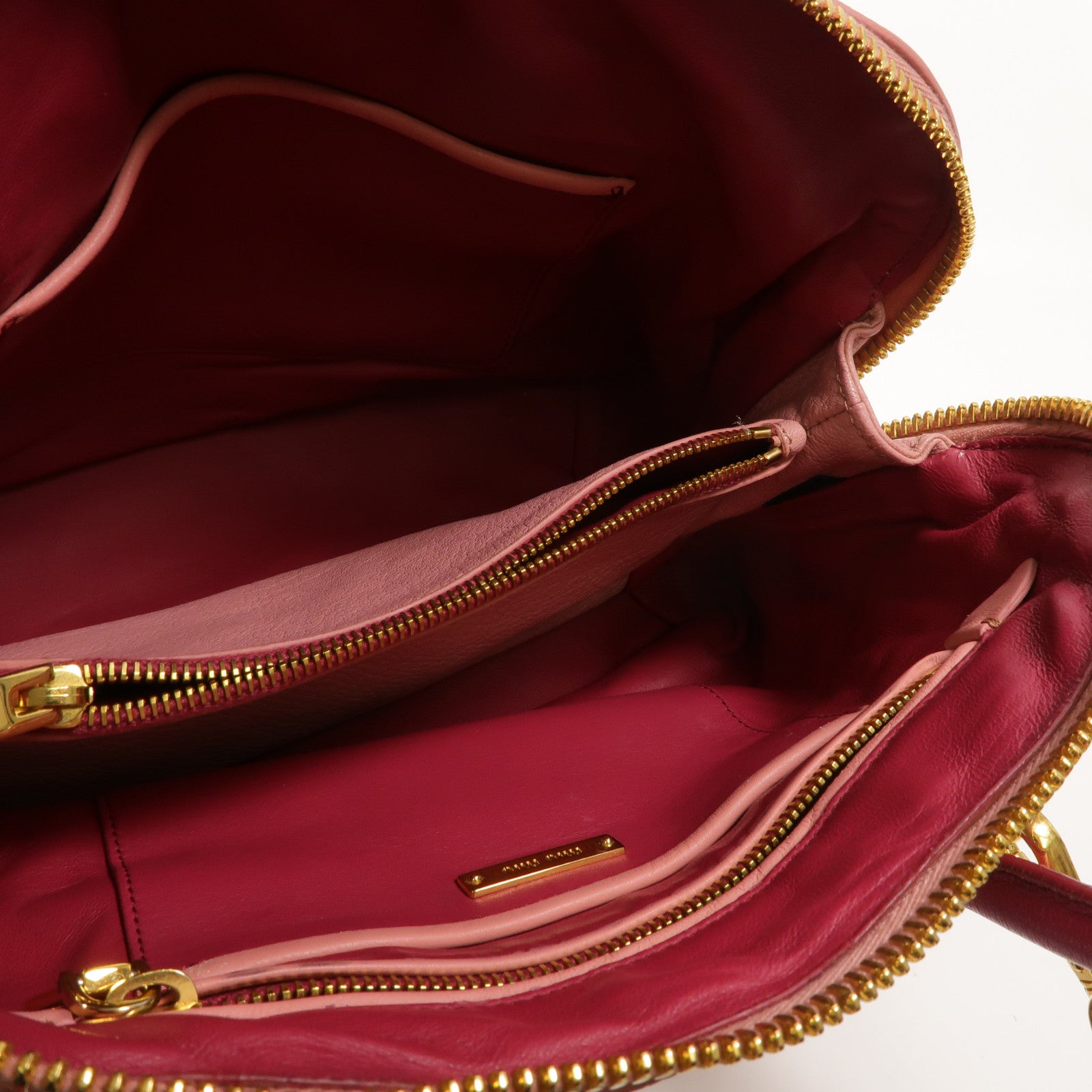 Miu Miu 牛皮皮革2 Way Shoulder手挽肩背兩用袋
