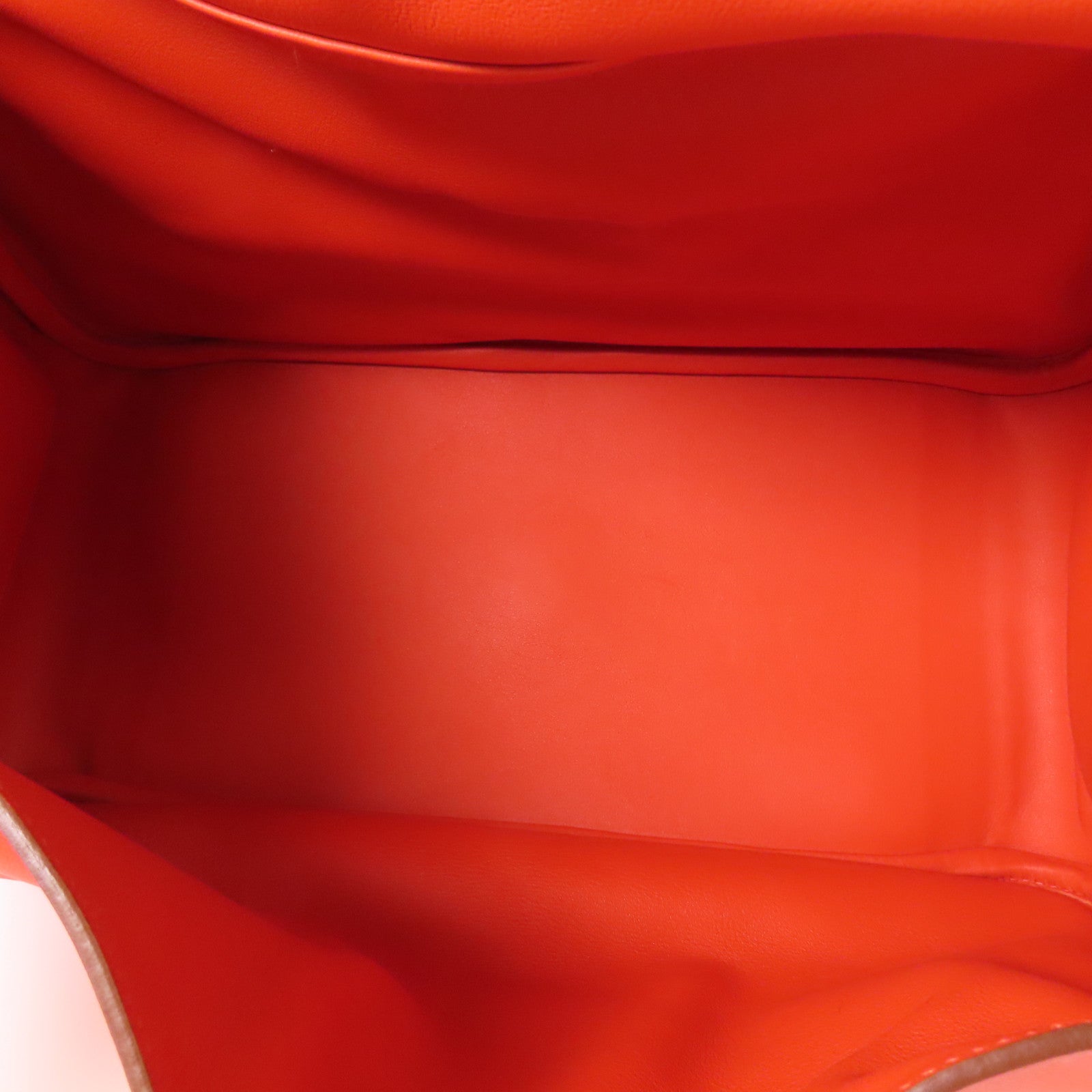HERMES Swift皮革Lindy 34銀扣手挽肩背兩用袋S5 Rouge Tomate