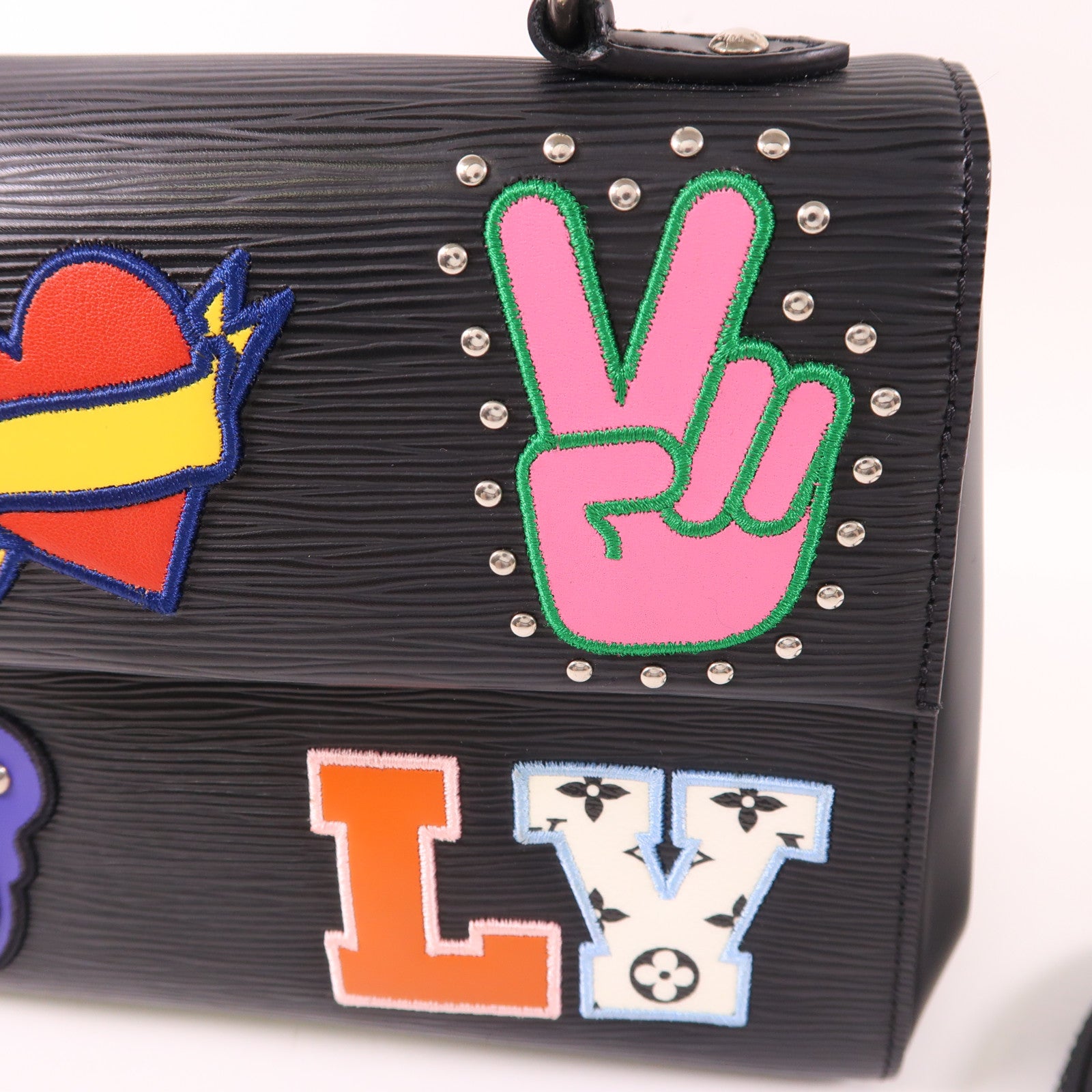 LOUIS VUITTON Epi Cluny BB銀扣手挽肩背兩用袋