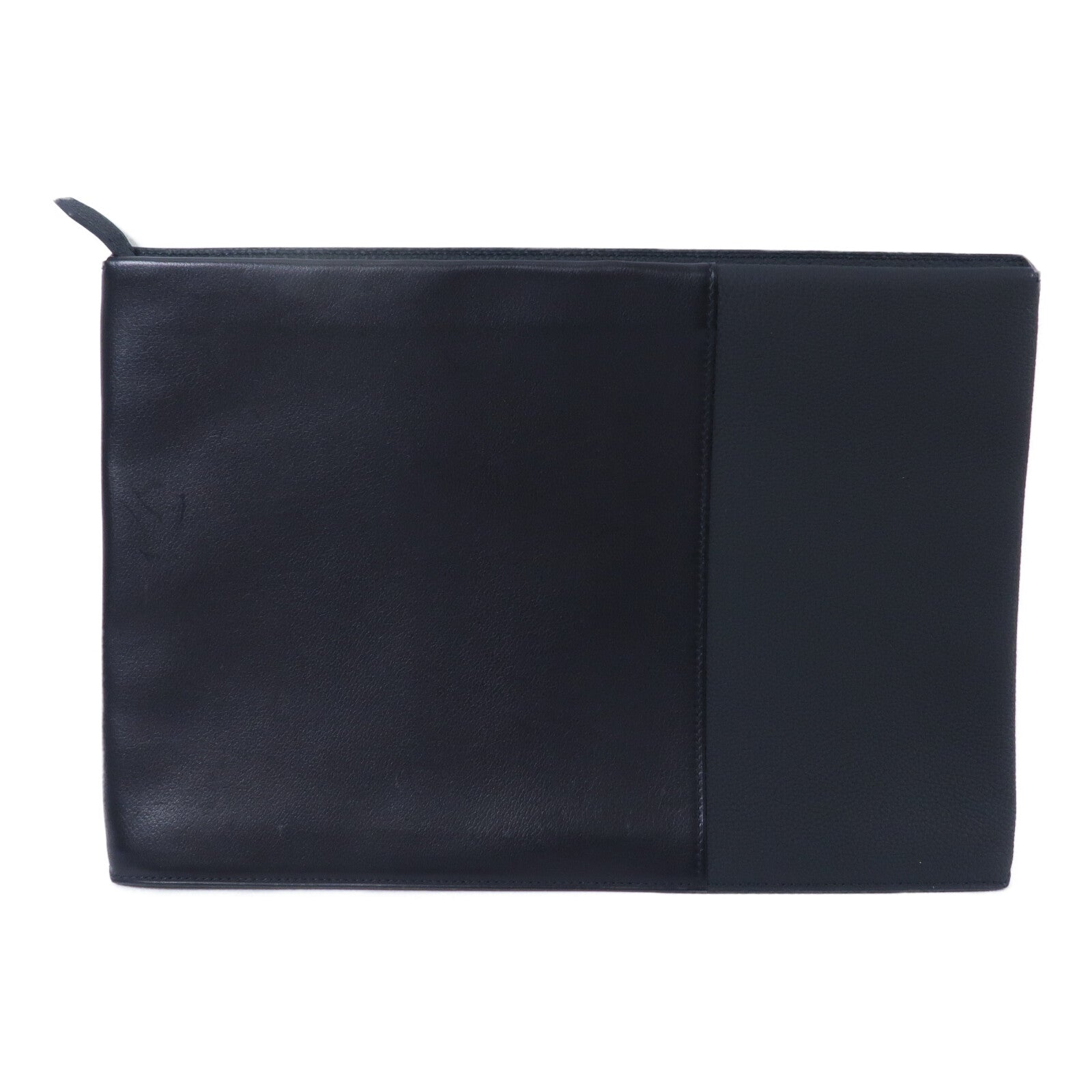 HERMES Togo皮革/Evergrain皮革Manhattan Duo 35手提包Noir