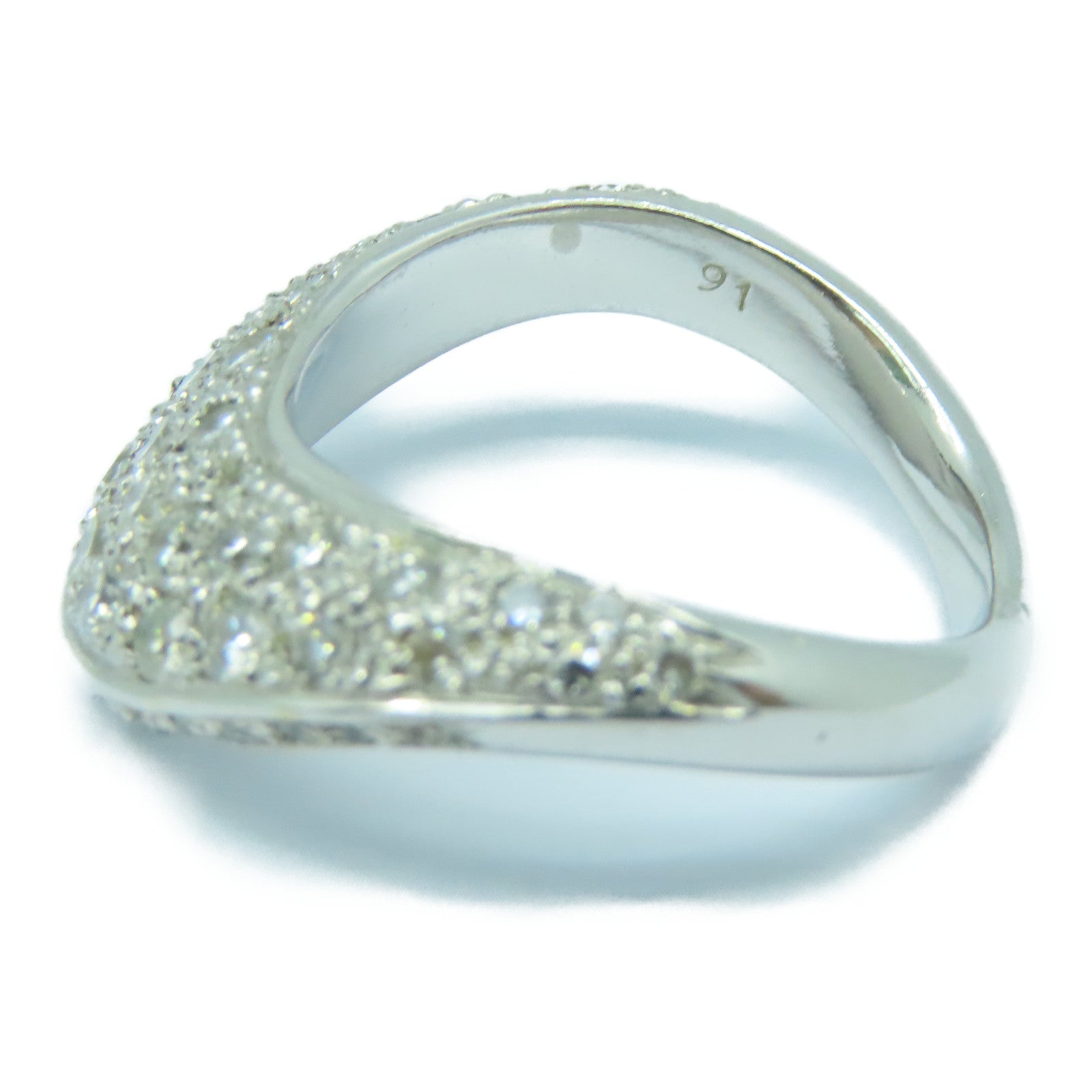 JEWELRY 【激減優惠】18K白金Diamond Ring 6.8g鑽石戒指US#5