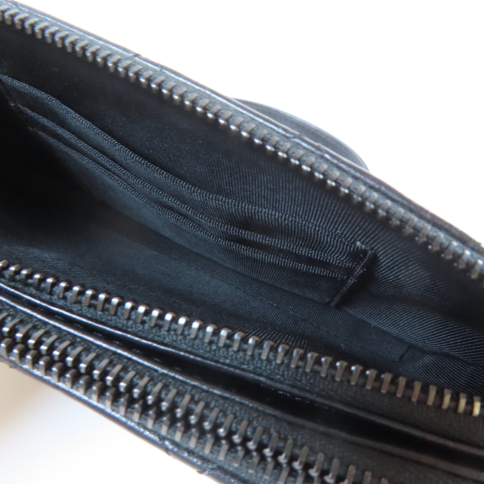 CHANEL 菱格牛皮皮革Chain Shoulder Bag鏈帶肩背袋黑色