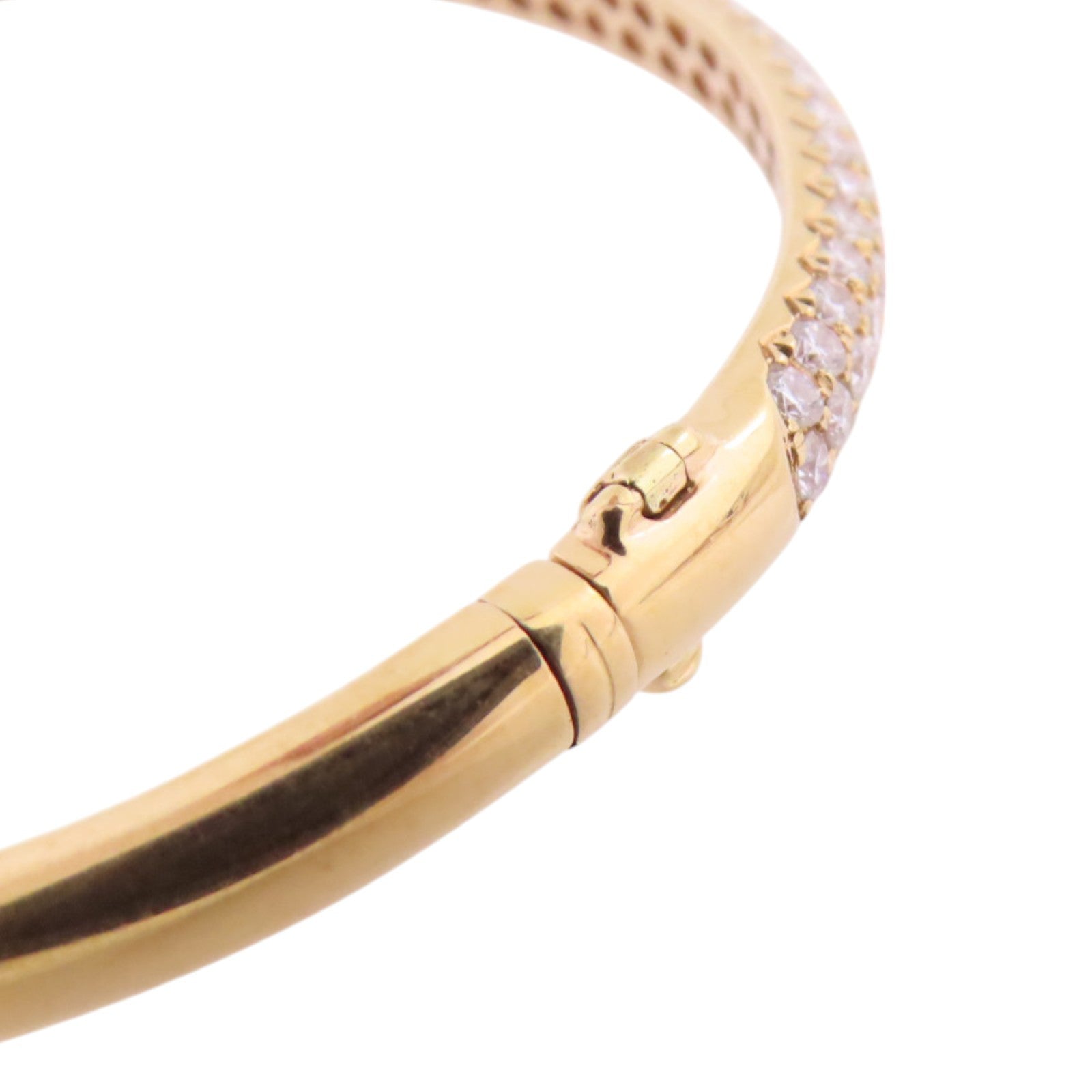JEWELRY 【激減優惠】18K玫瑰金/鑽石Diamond Bangle金扣手鐲