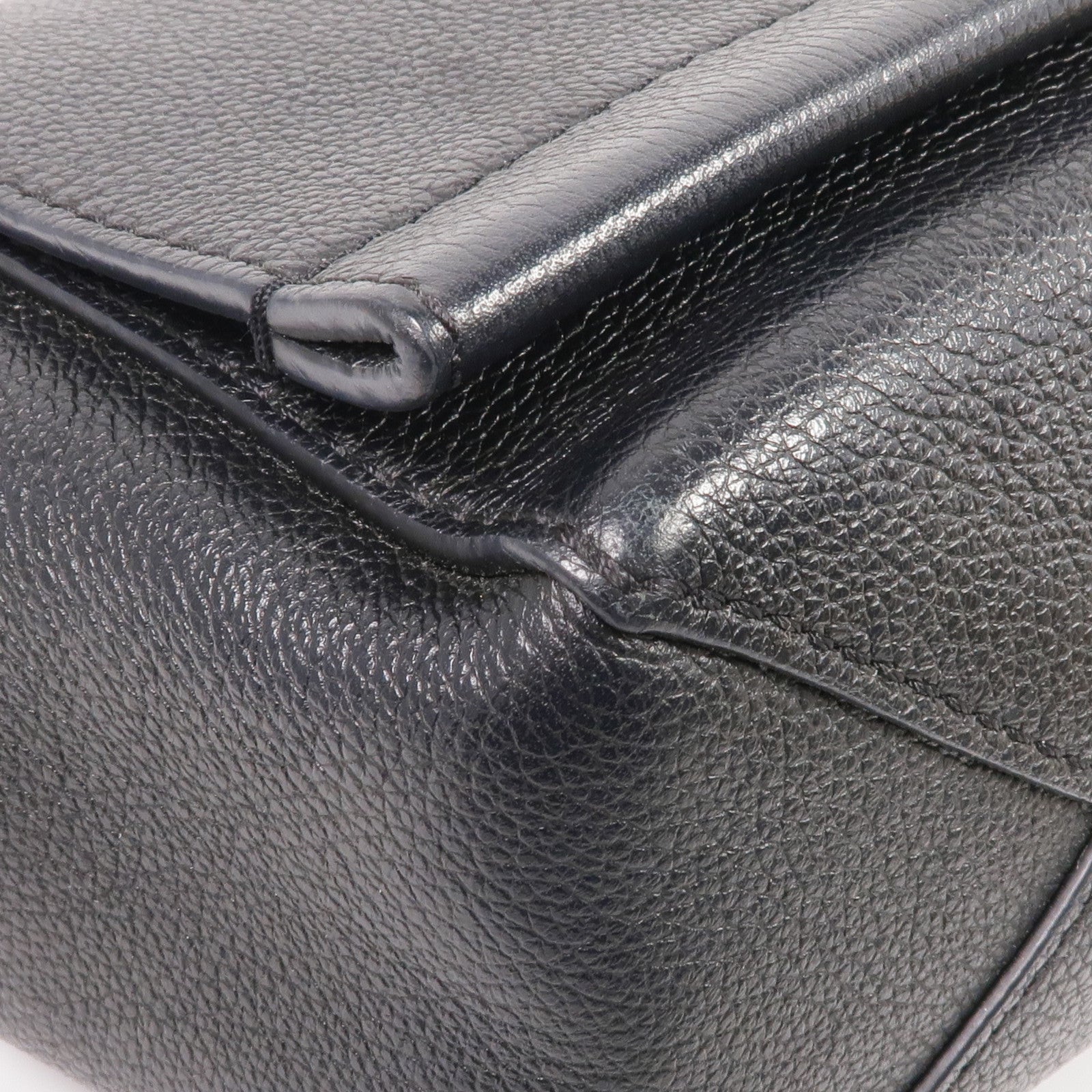 LOUIS VUITTON 牛皮皮革Lockme II BB銀扣手挽肩背兩用袋