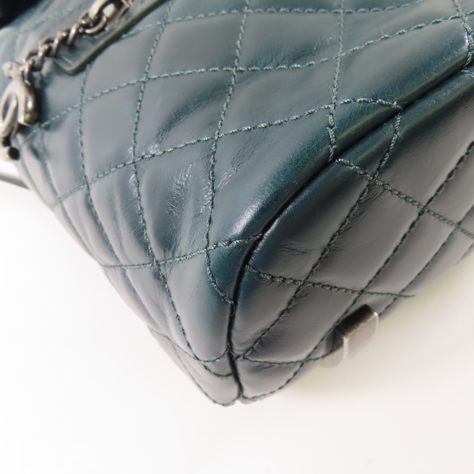 CHANEL 【激減優惠】牛皮皮革Backpack銀扣背包