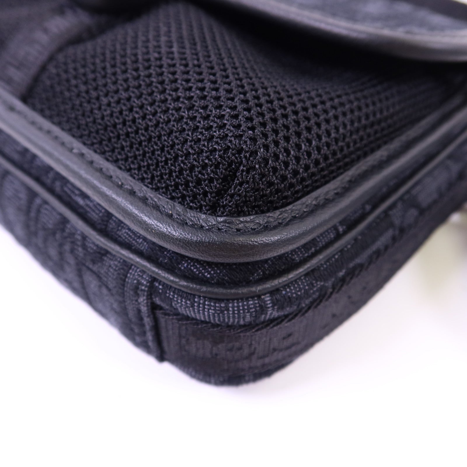 Dior 帆布Mini Dior Oblique Shoulder Bag銀扣肩背袋