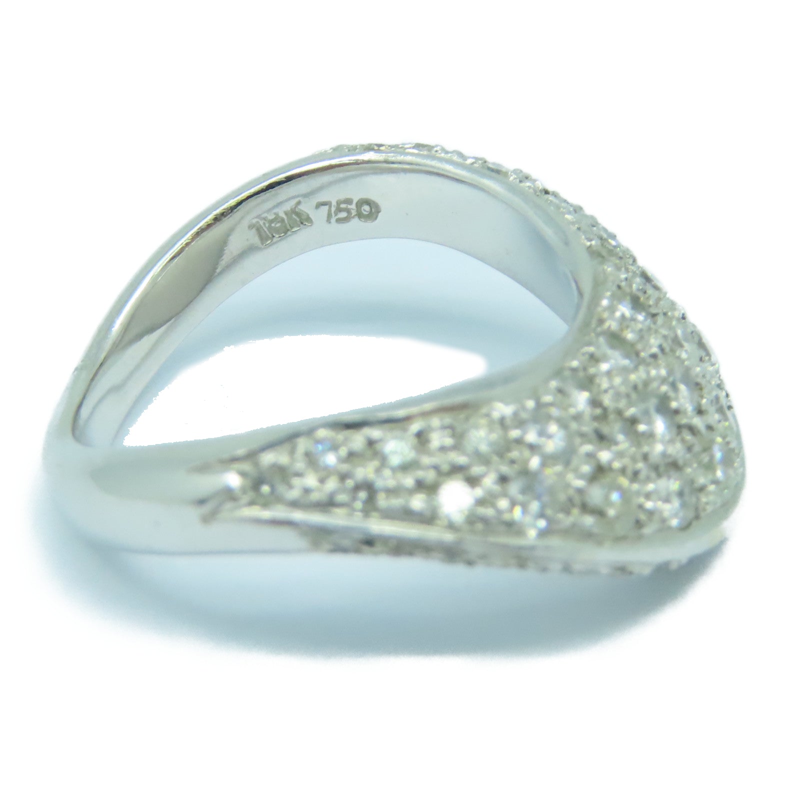 JEWELRY 【激減優惠】18K白金Diamond Ring 6.8g鑽石戒指US#5