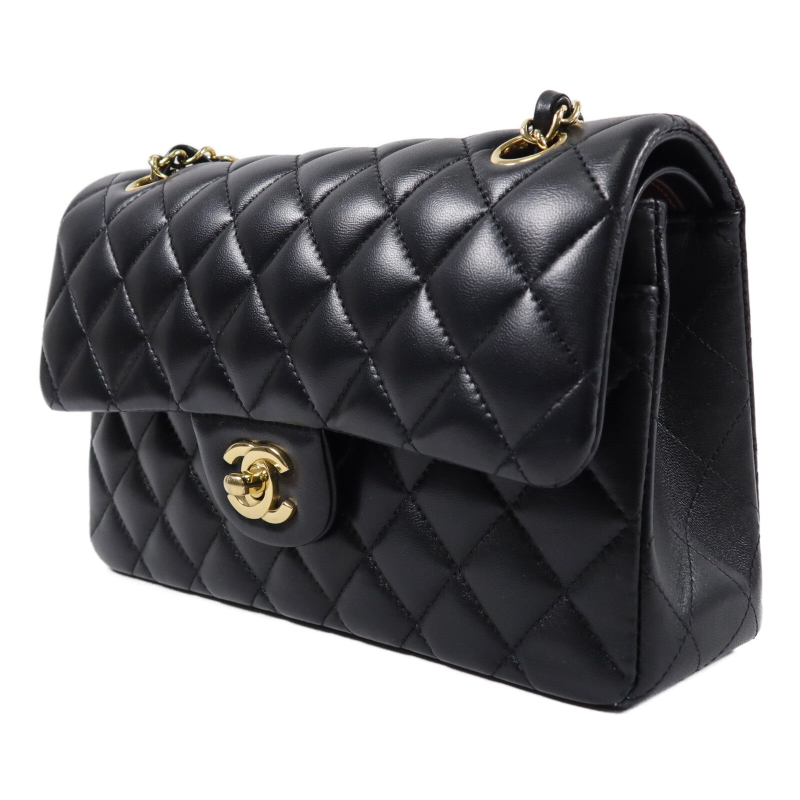 CHANEL 羊皮皮革Classic 23鏈帶肩背袋