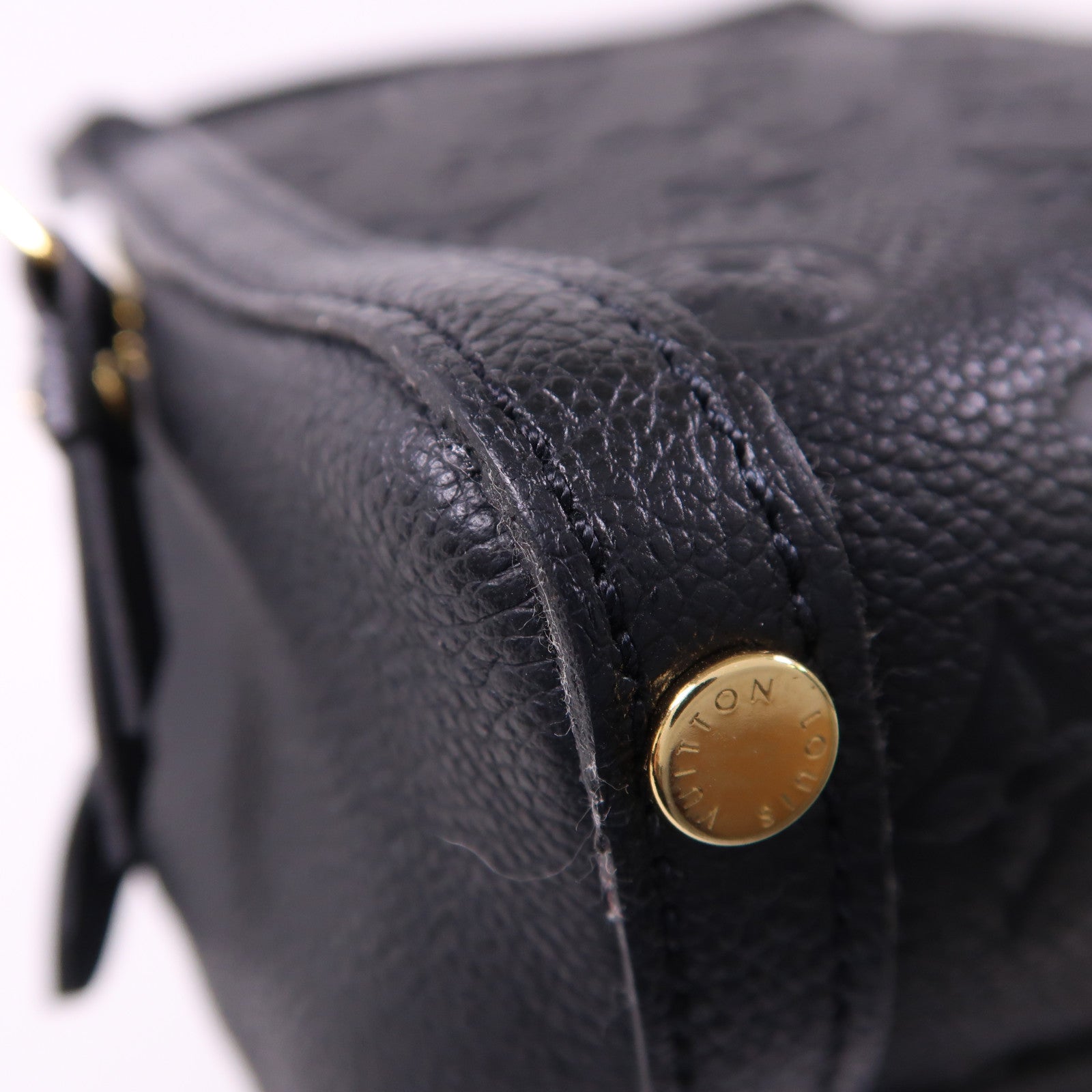 LOUIS VUITTON Monogram Empreinte Marais BB金扣手挽袋