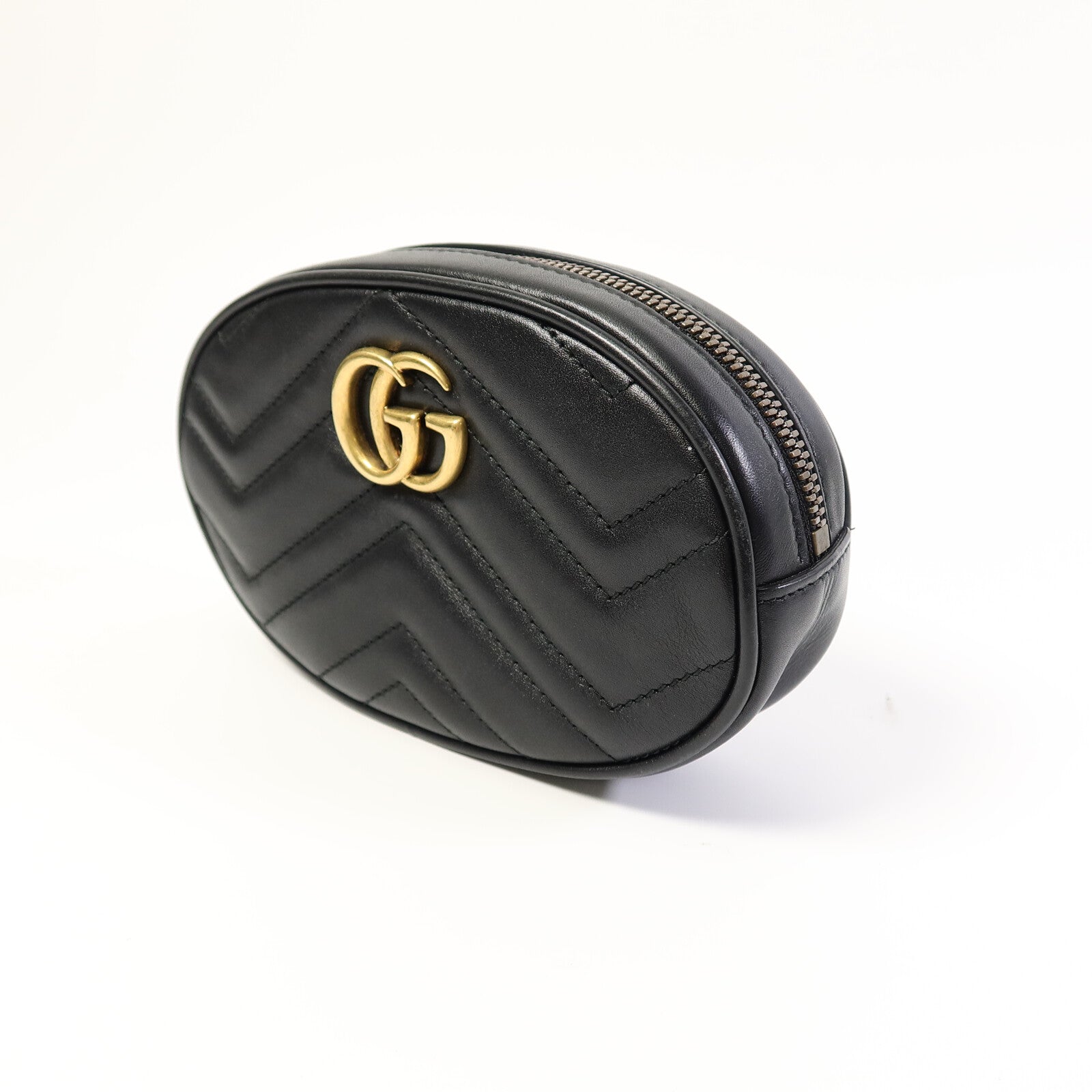 GUCCI 牛皮皮革GG Marmont Waist Bag肩背袋
