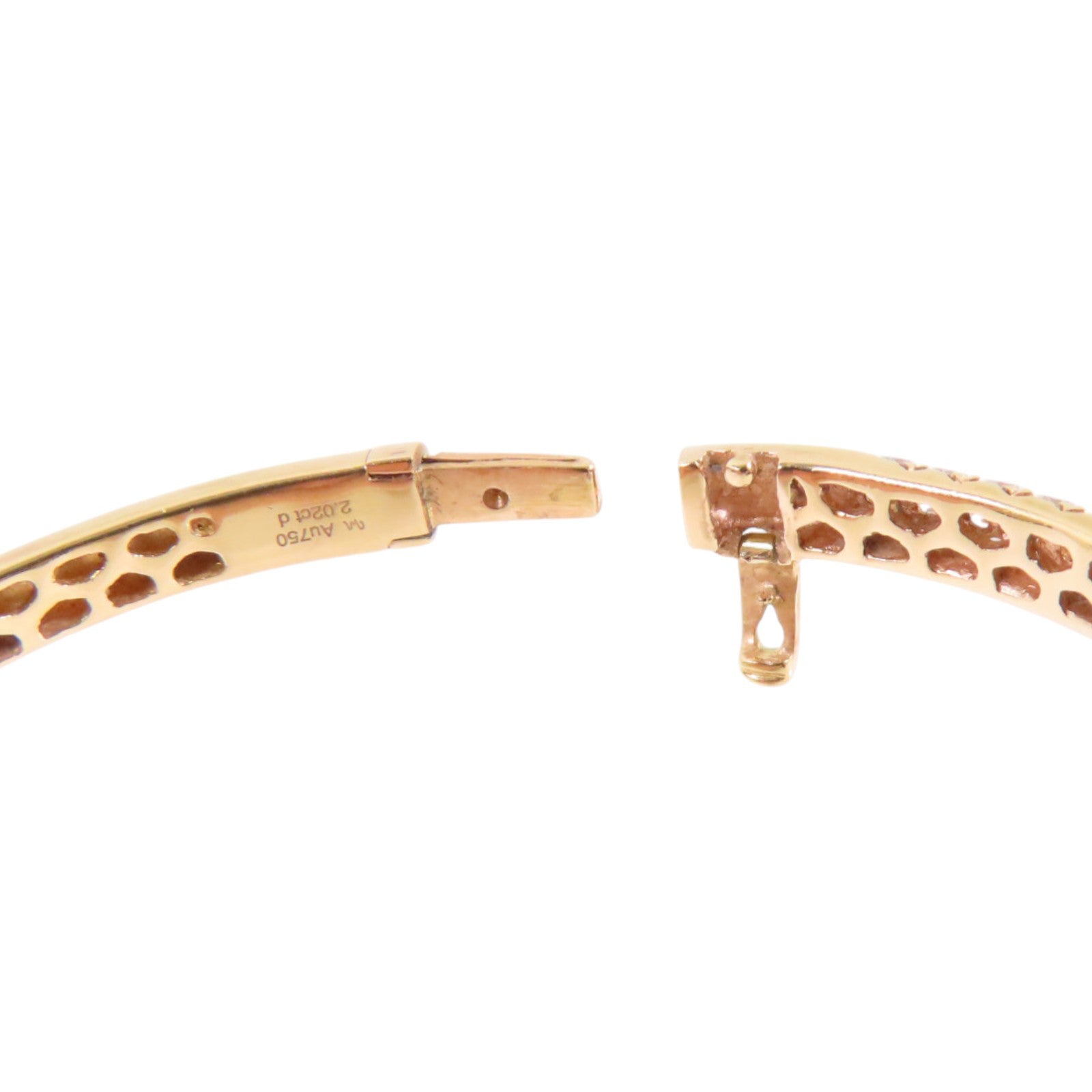 JEWELRY 【激減優惠】18K玫瑰金/鑽石Diamond Bangle金扣手鐲