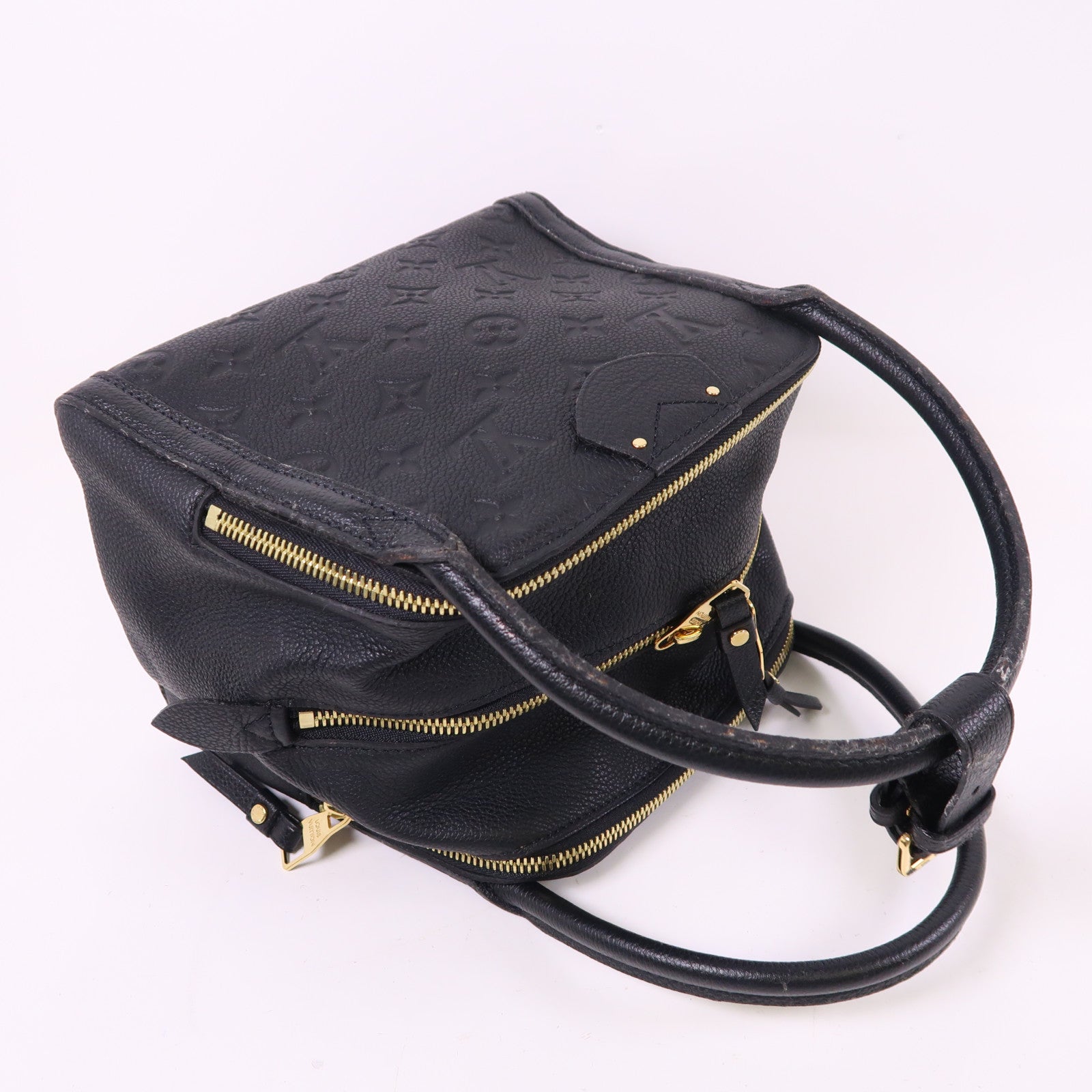 LOUIS VUITTON Monogram Empreinte Marais BB金扣手挽袋