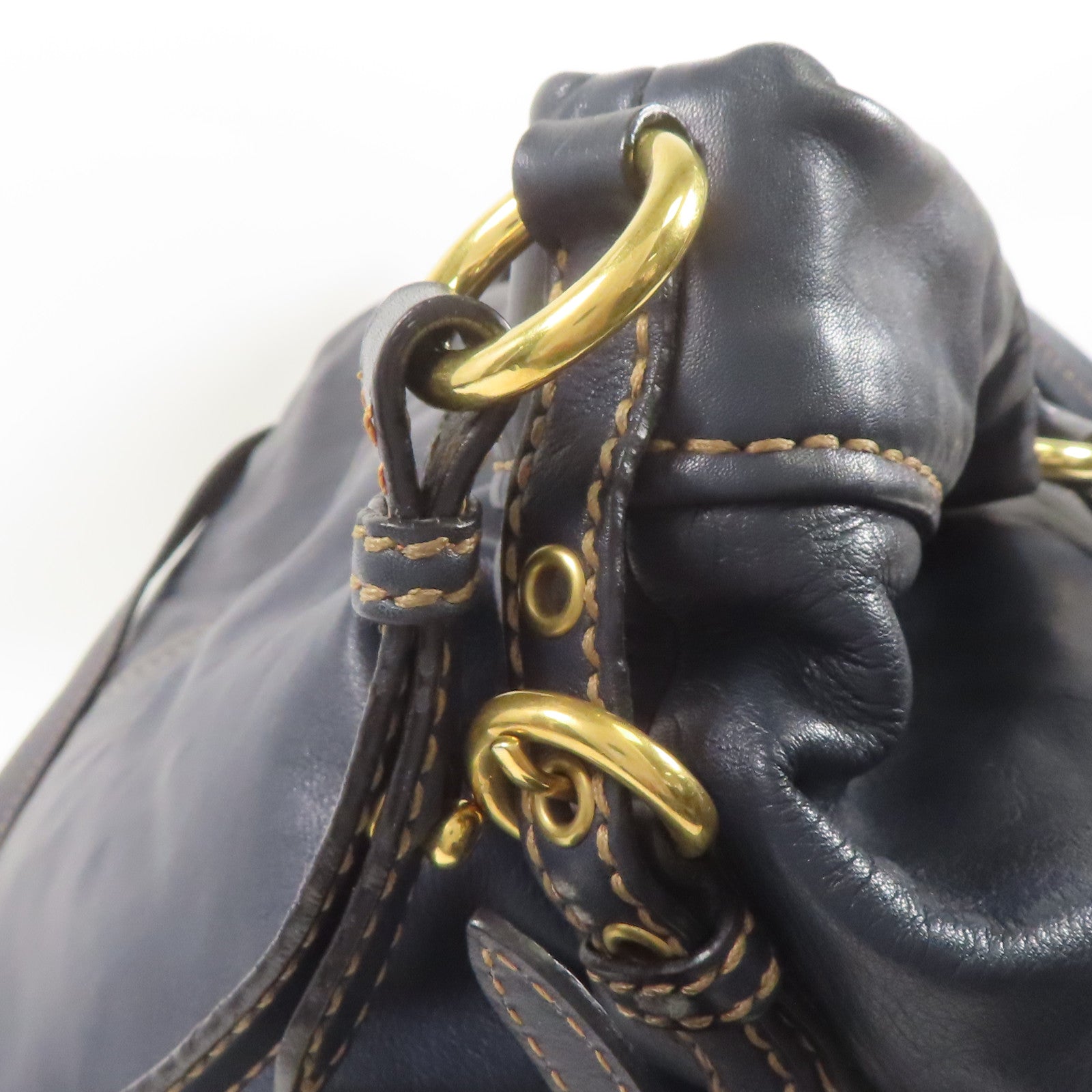 Miu Miu 牛皮皮革Shoulder Bag金扣手挽肩背兩用袋
