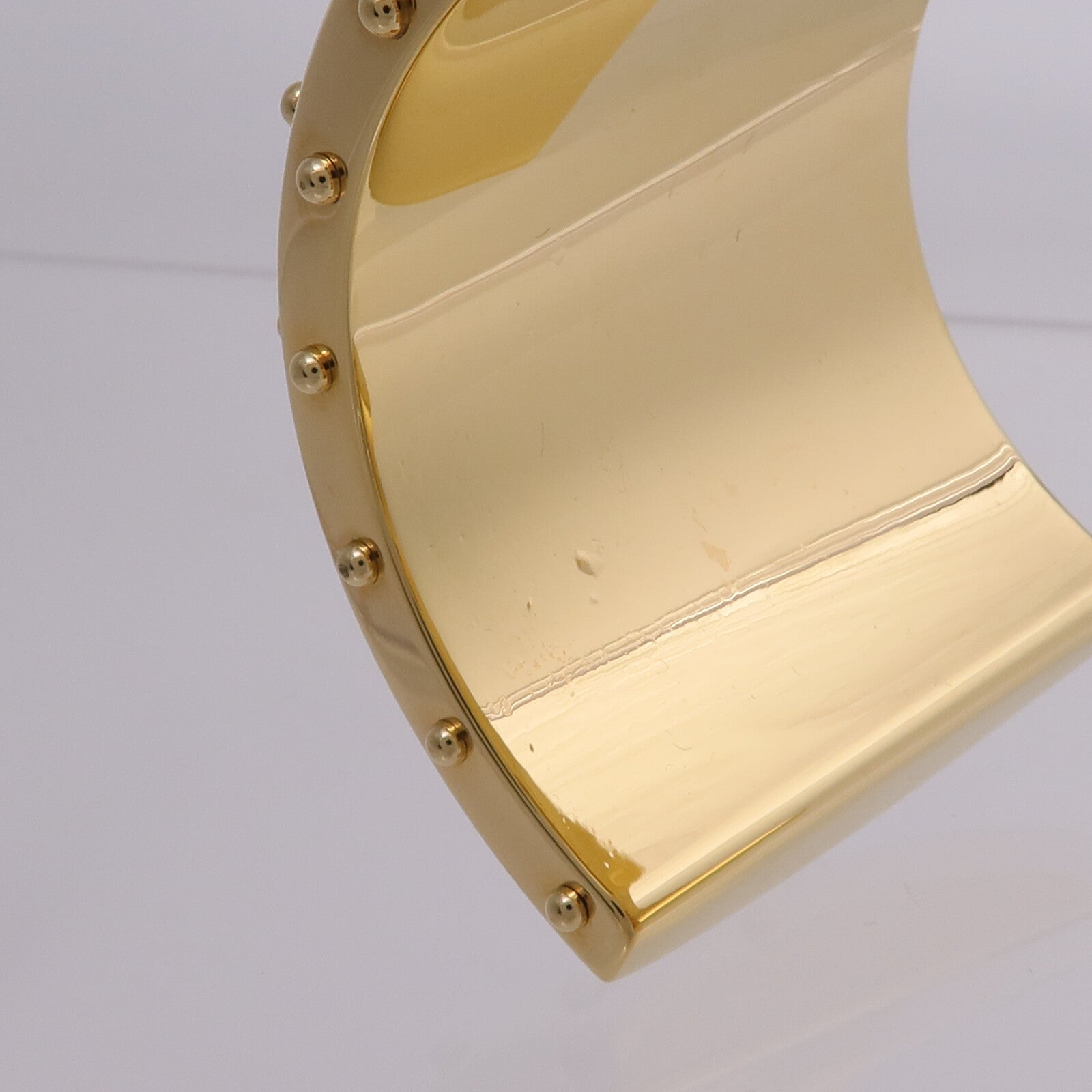 LOUIS VUITTON Monogram/金屬Wild LV Cuff M手鐲