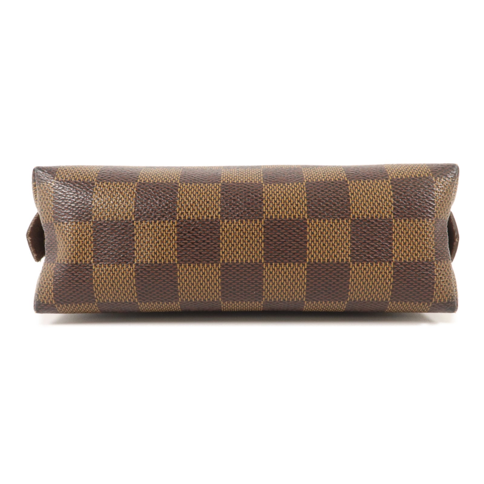LOUIS VUITTON Damier Make Up Bag PM金扣化妝袋