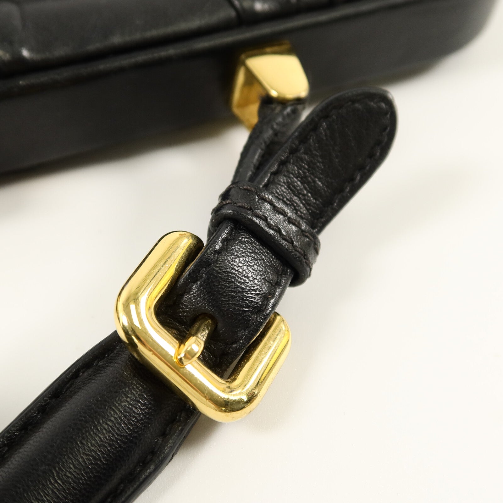 PRADA 羊皮皮革Gaufre Nappa Frame Bag手挽袋